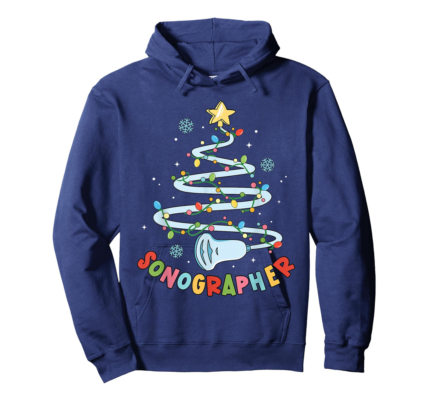 Funny Sonographer Christmas Tree Ultrasound Matching Group T-Shirt