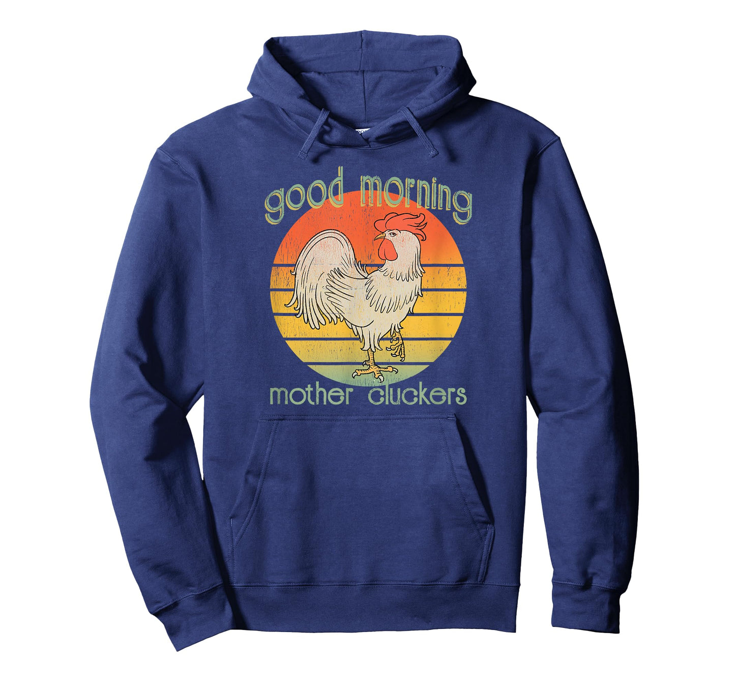 Cocky Rooster Morning Mother Cluckers Distressed Farmers T-Shirt
