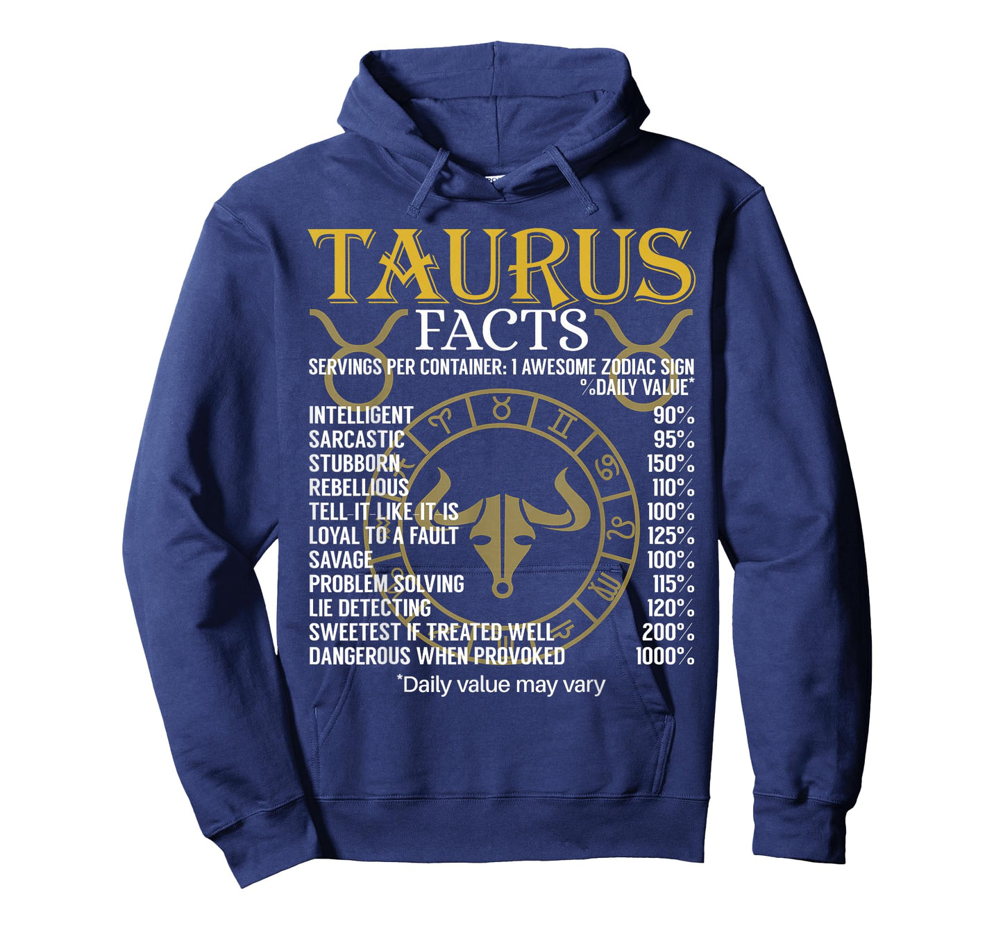 Taurus Facts Zodiac Sign T-Shirt T-Shirt