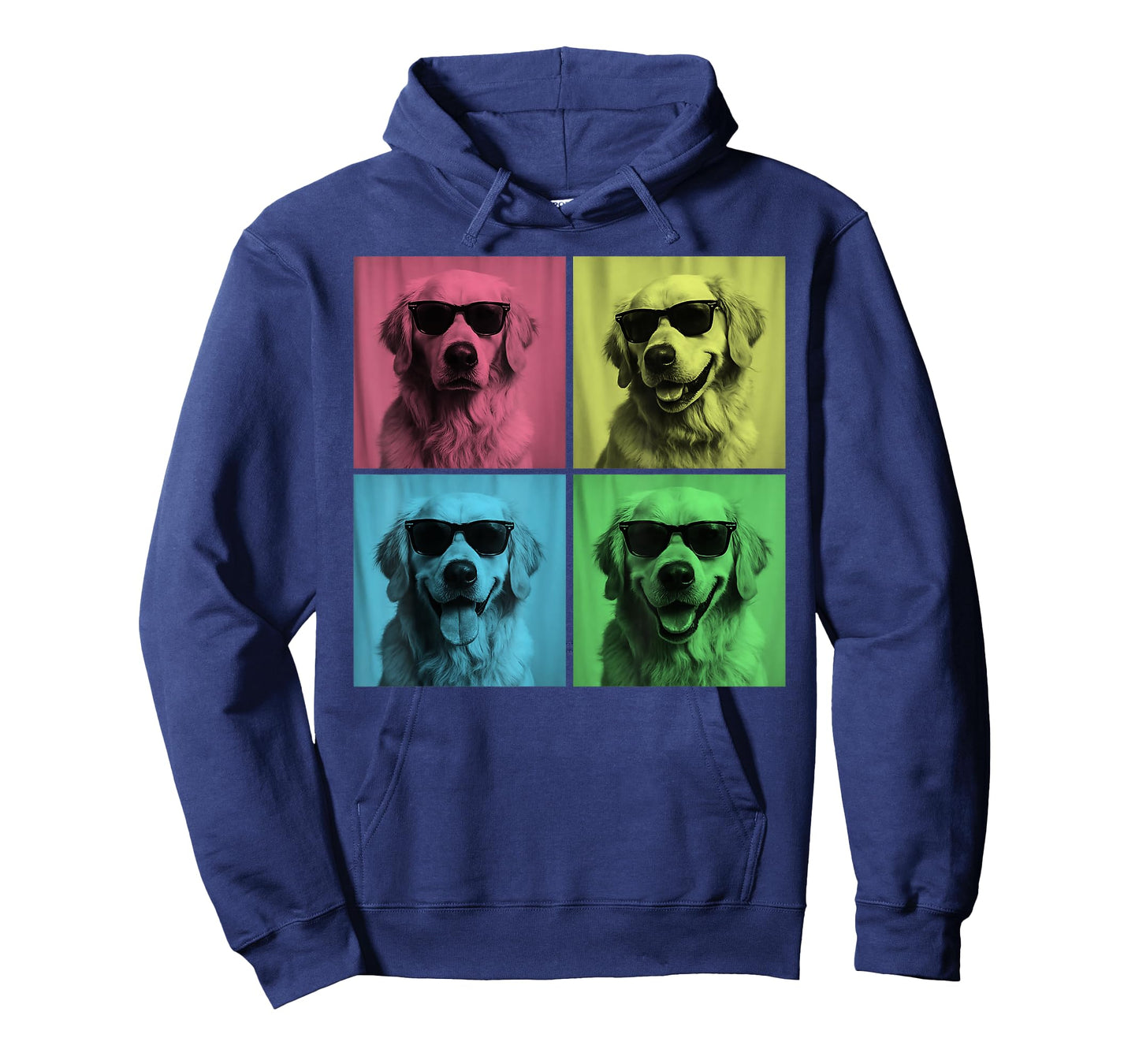 Golden Retriever Pop Art Funny Golden Dog Lover Photo Booth T-Shirt
