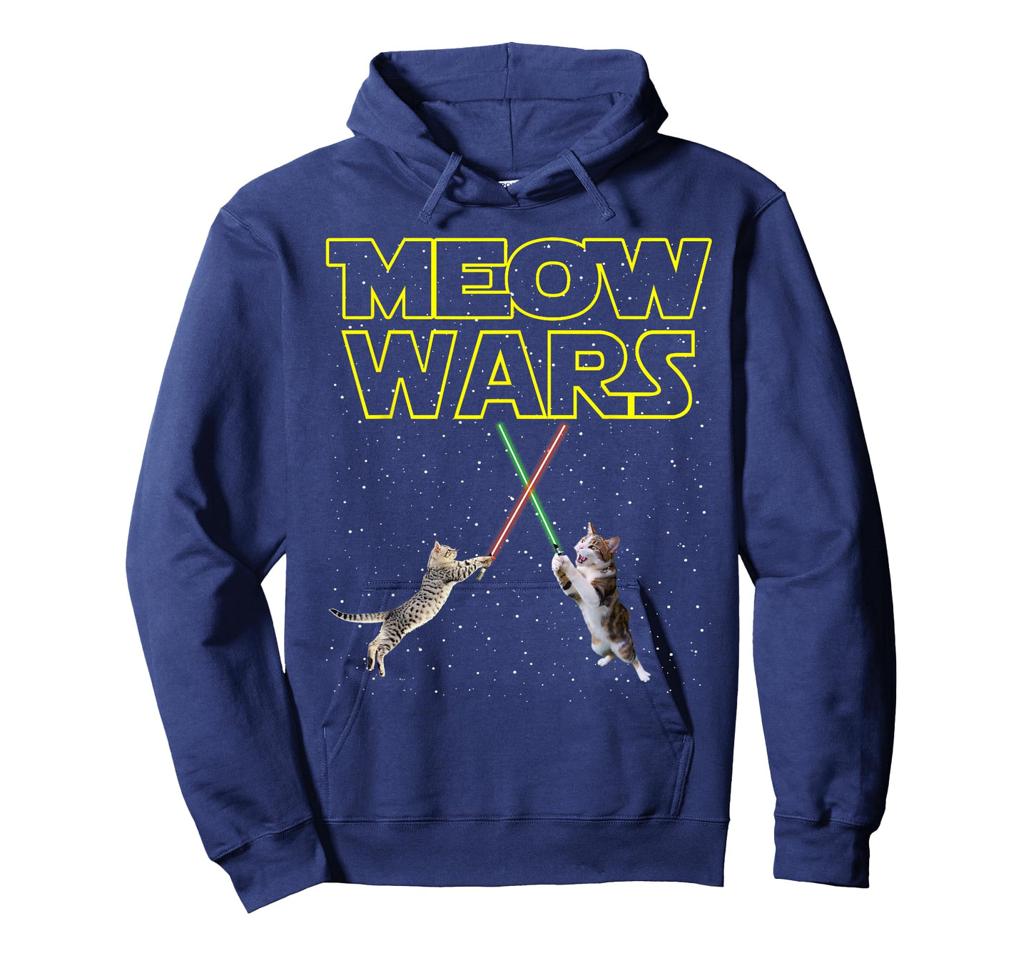 Meow Wars Cat Shirt Funny Gifts for Cats Lovers T-Shirts T-Shirt