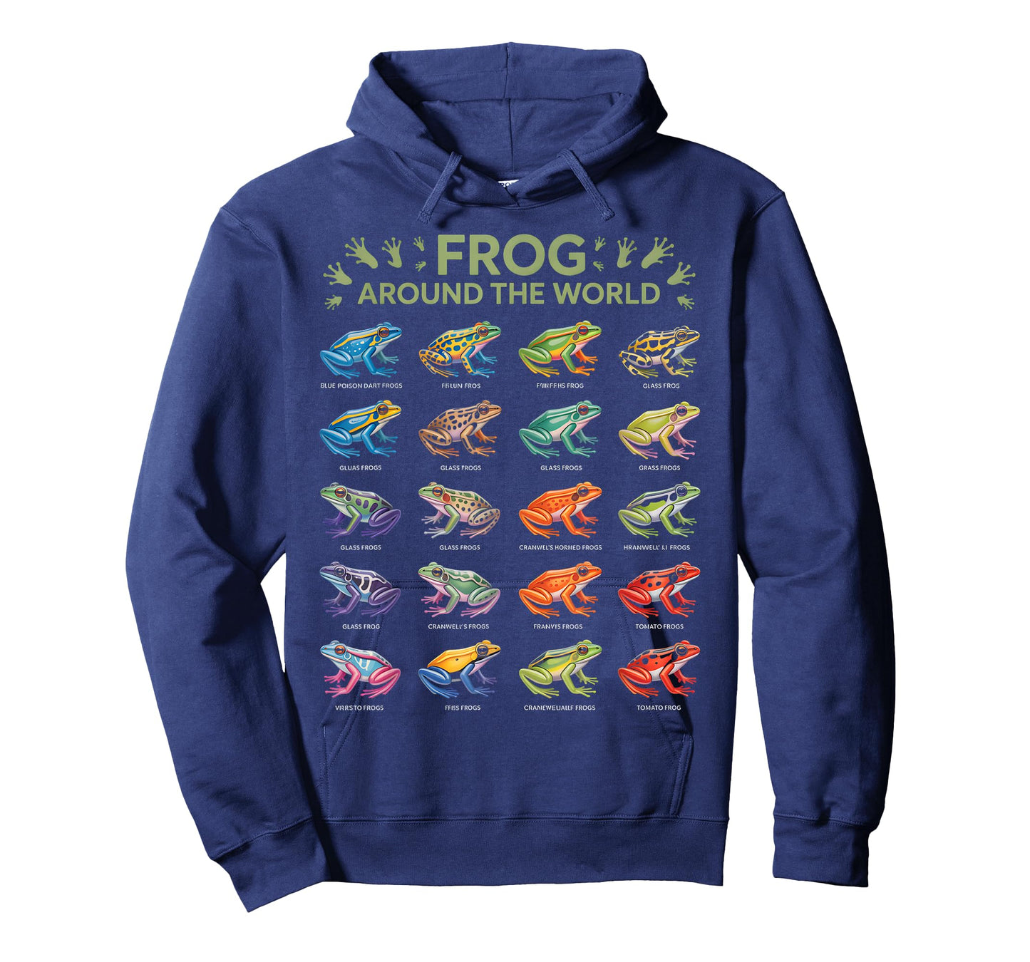 Frogs Around The World Educational Types of Frogs T-Shirt