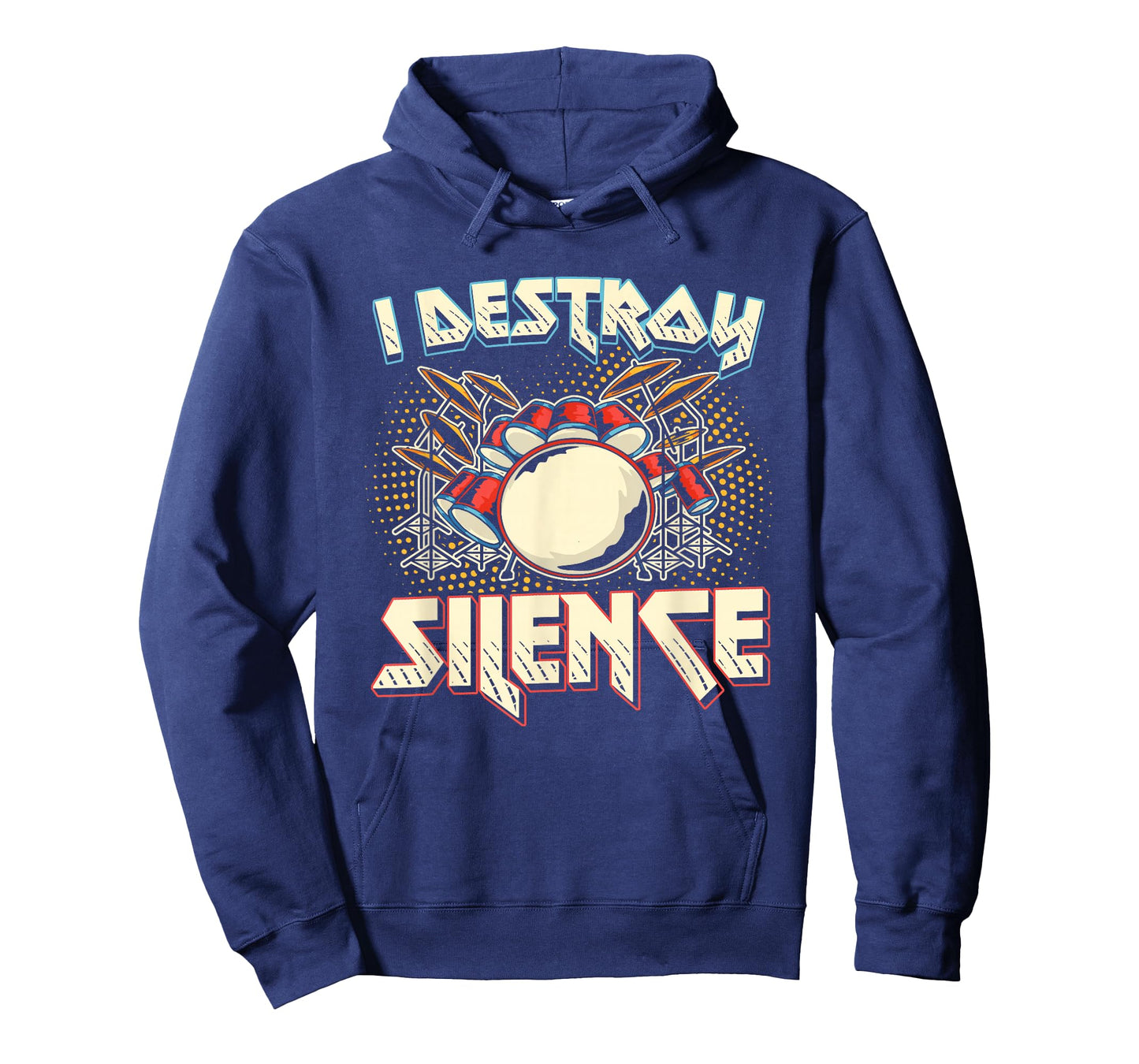 I Destroy Silence Drum Kit T-Shirt