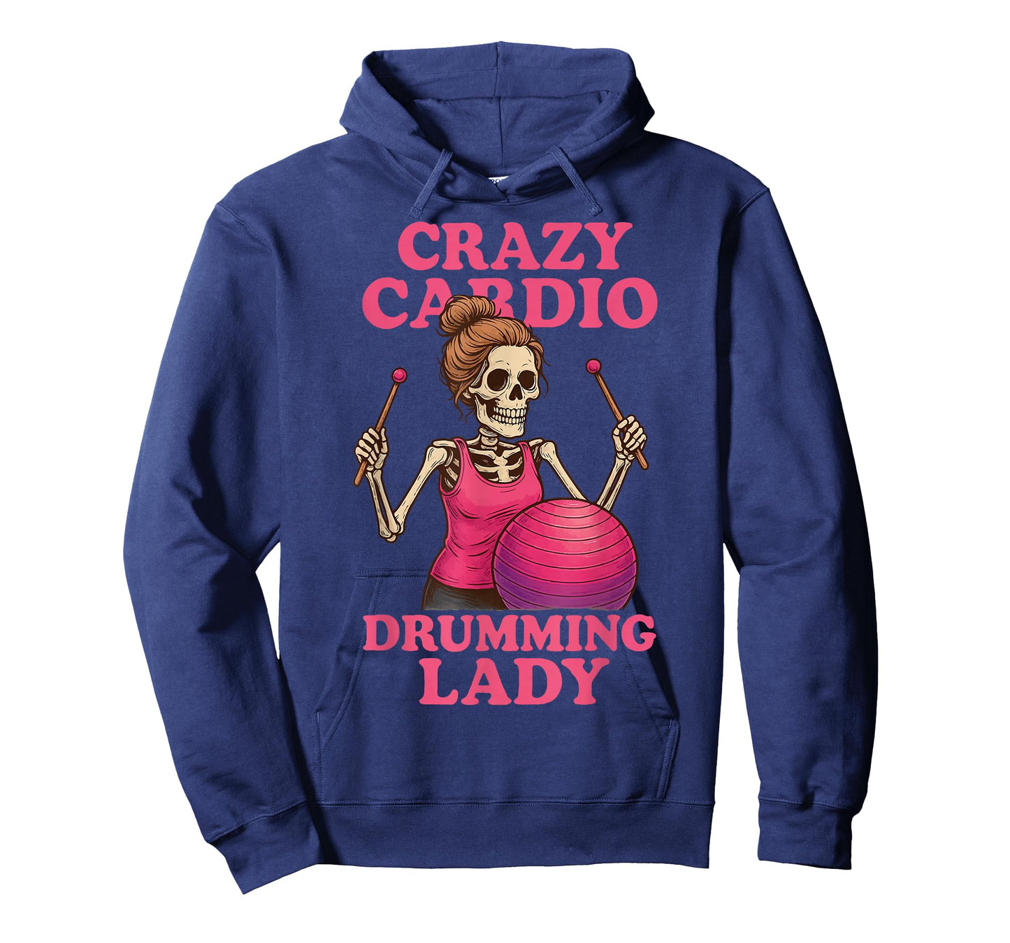 Crazy Cardio Drumming Lady T-Shirt