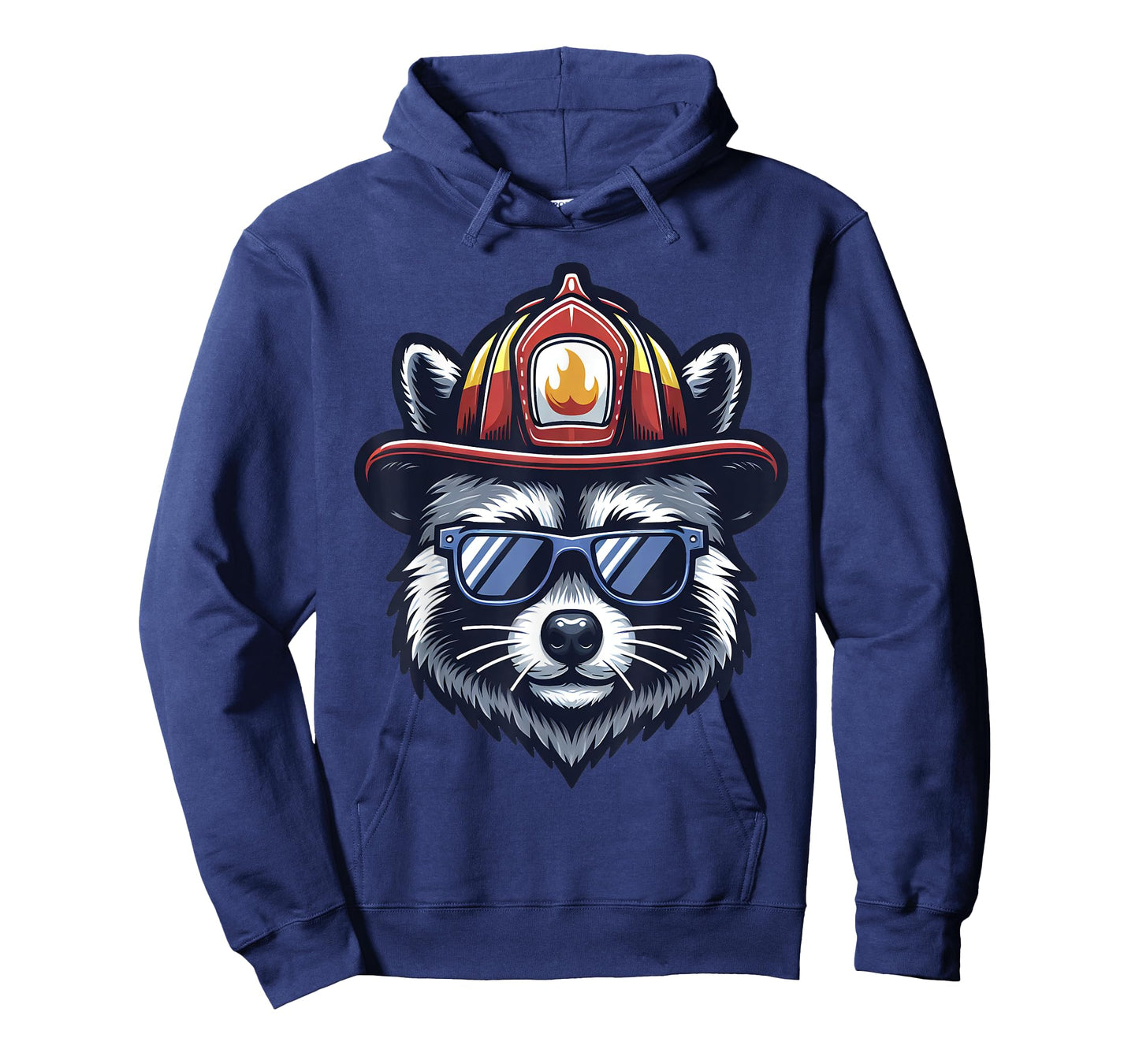 Firefighter Raccoon Funny Fire department T-Shirt