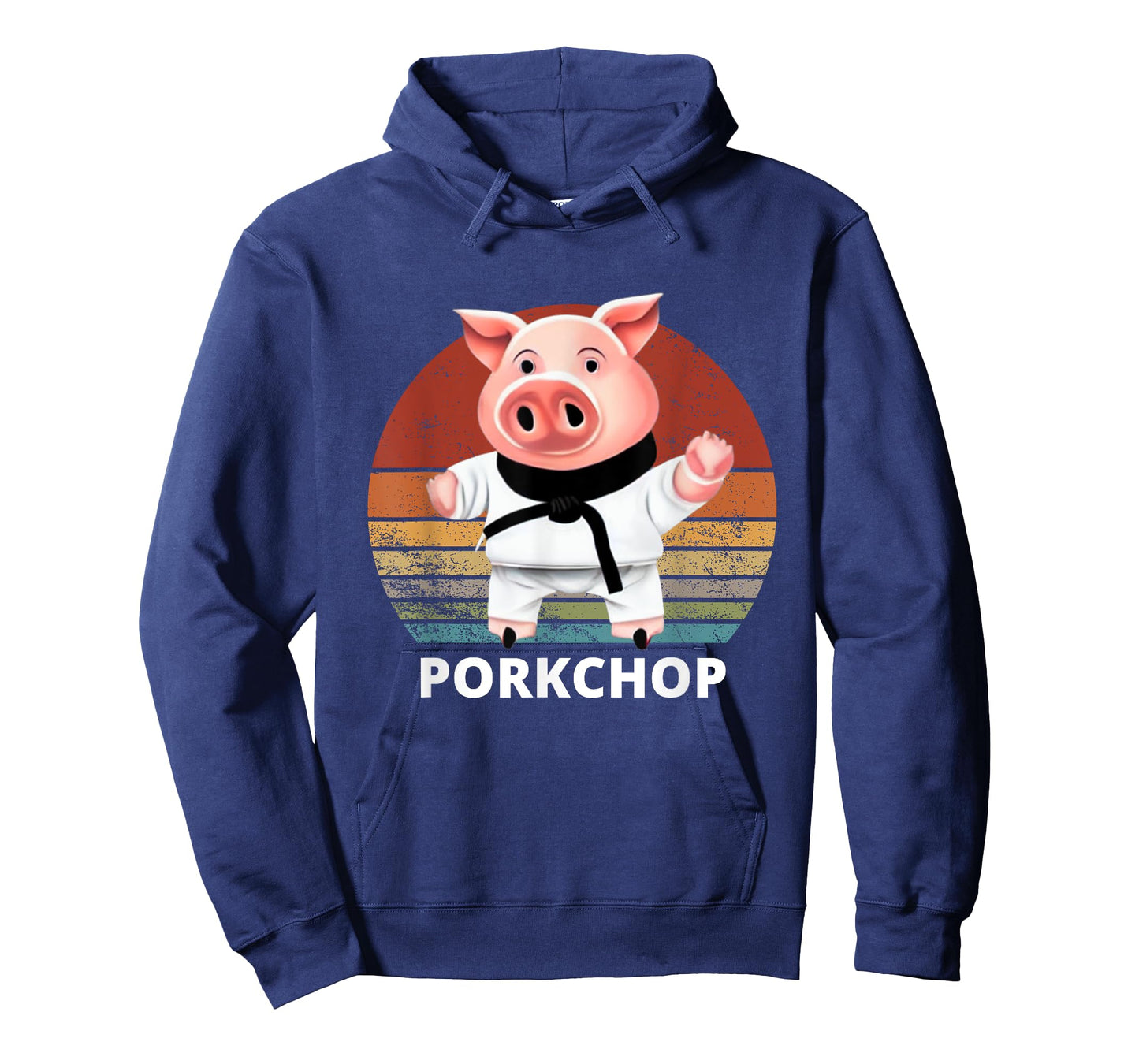 Animals Puns Pig Karate Pork Chop Pun T-Shirt