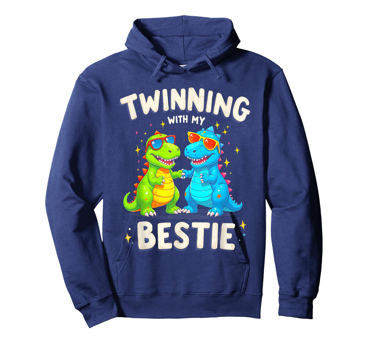 Twinning With My Bestie T-Rex Dinosaur Twin Day Spirit Week T-Shirt