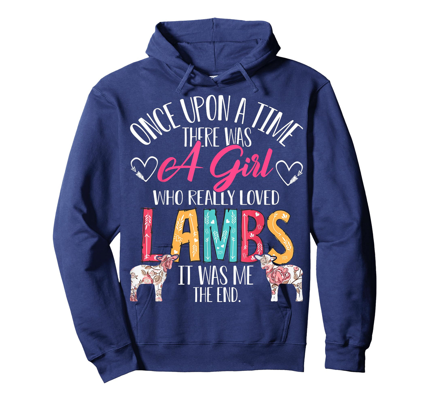 There Was A Girl Who Really Loved Lambs Sheep Lover Gifts T-Shirt