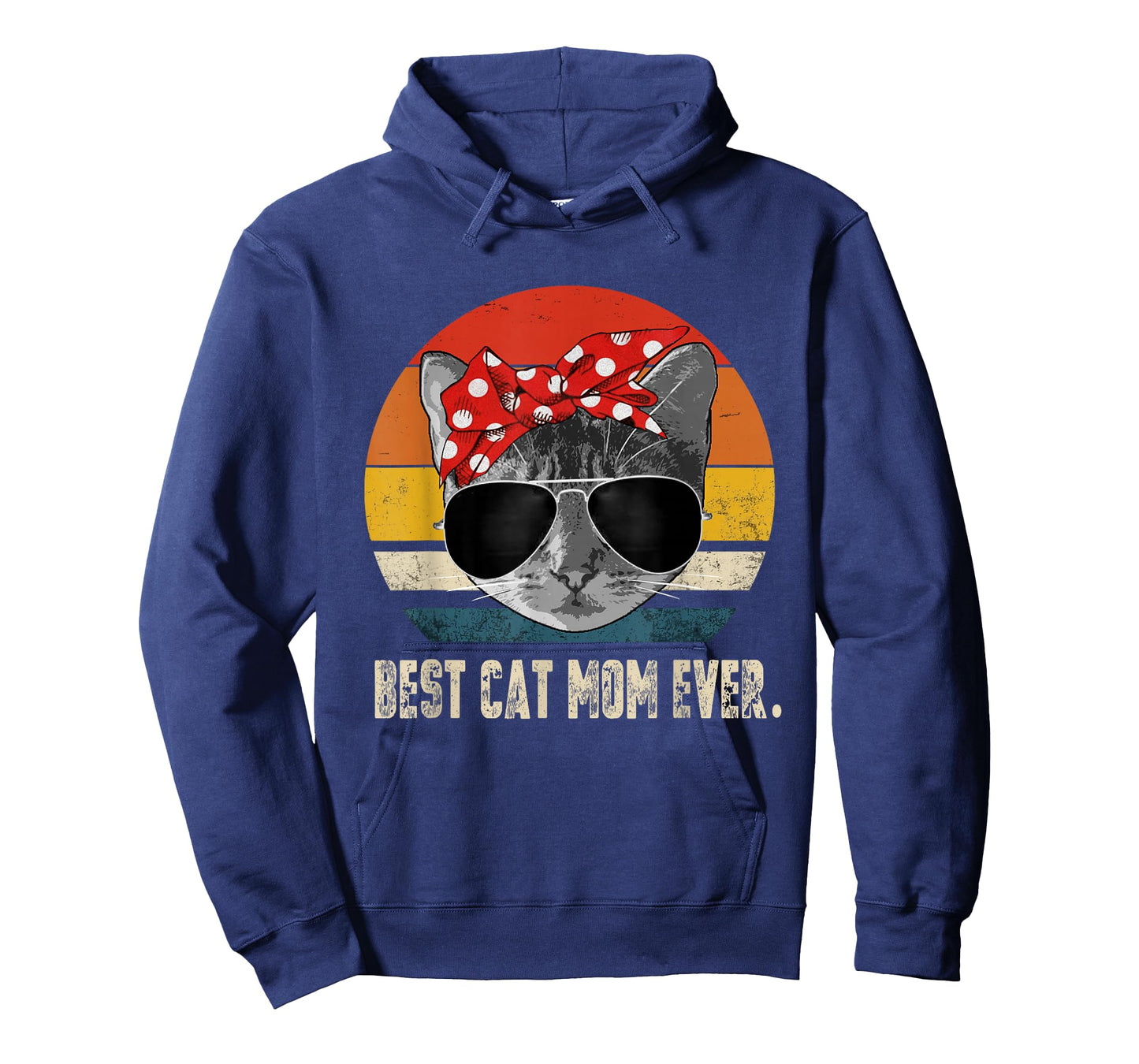 Best Cat Mom Ever Vintage Retro Cat Mommy Cat Mother T-Shirt