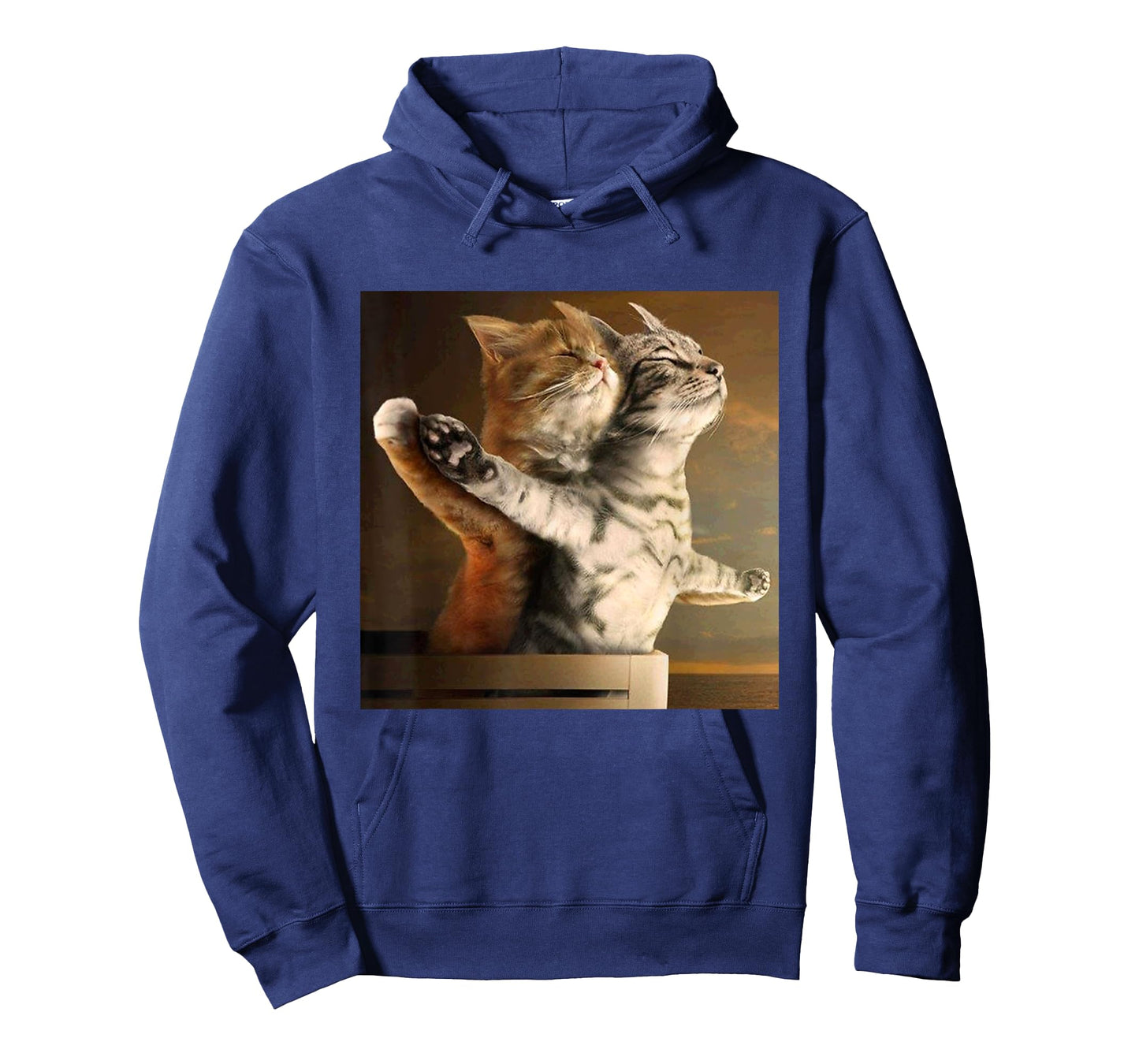 Vintage Wacky Cat Funny Kitten Couple Gen Z Meme Cat Lover T-Shirt