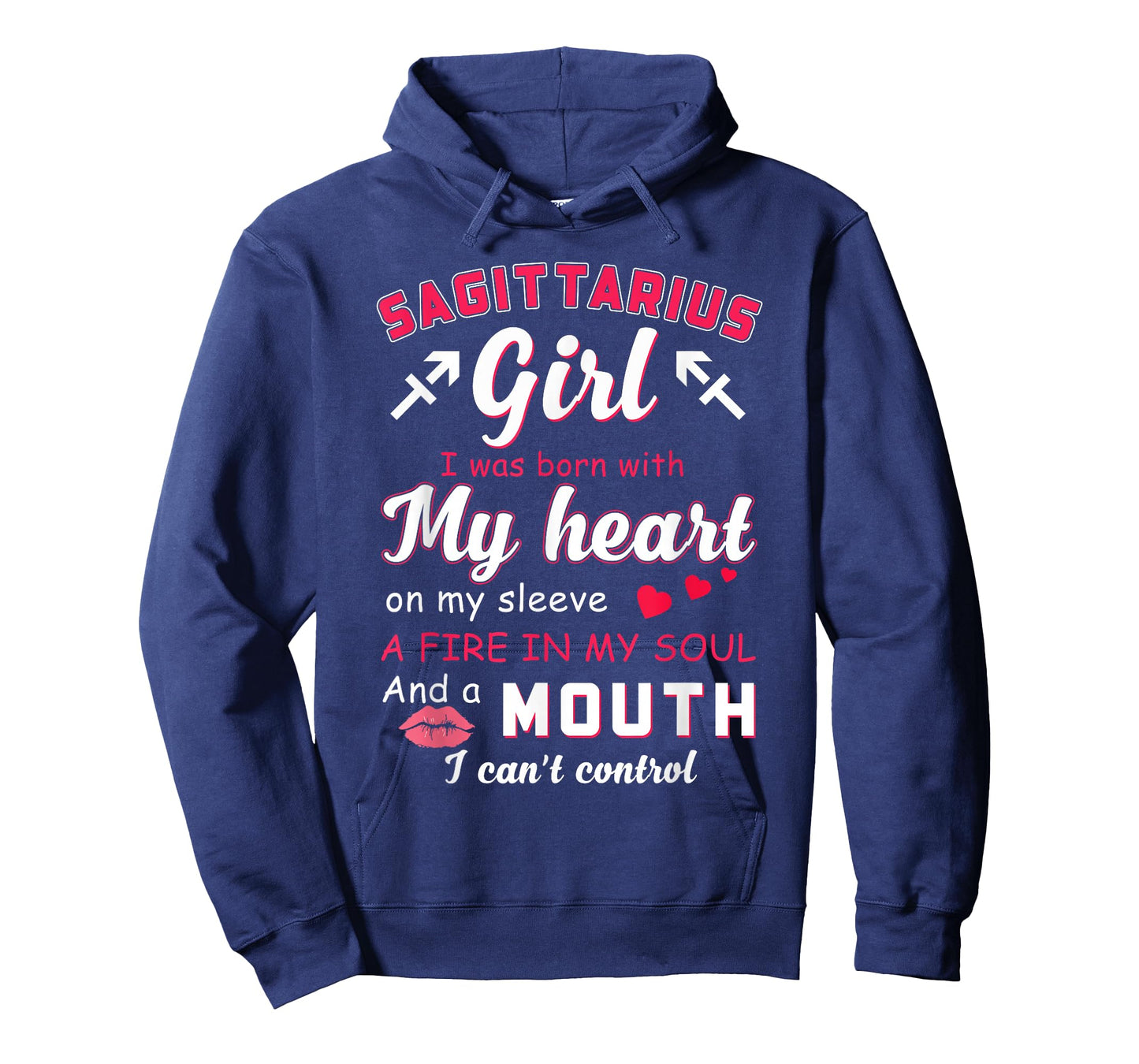 Sagittarius Girl Funny Quote with Zodiac Sign Birthday T-Shirt