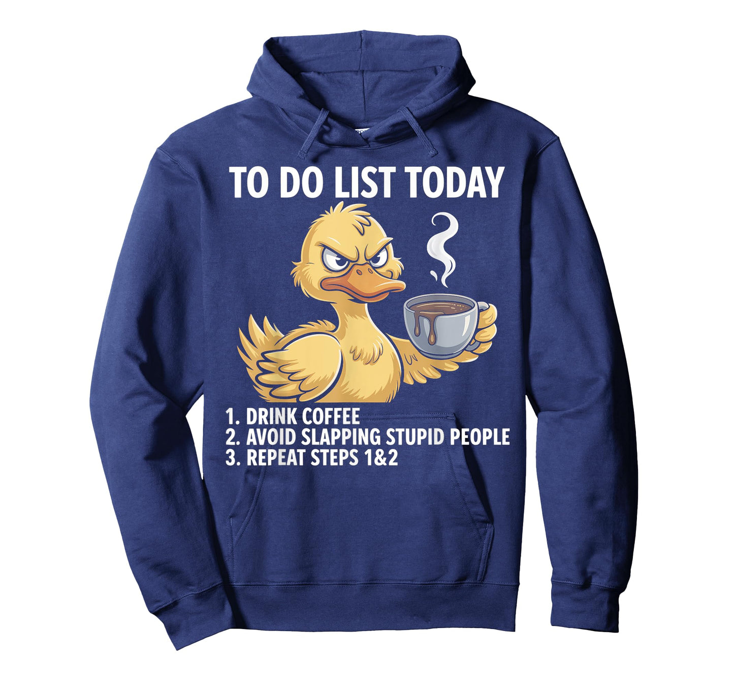 Cute Duck To Do List Today 1 Drink Coffee T-Shirt