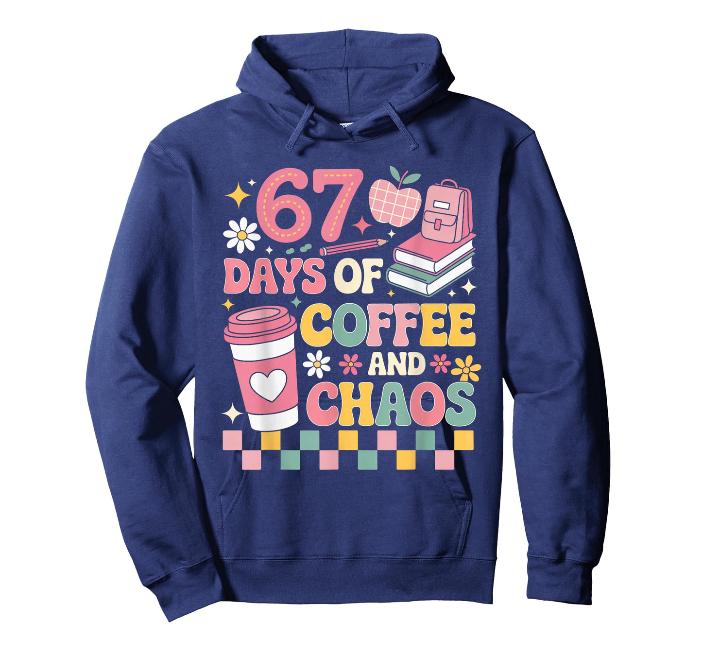 67 Days of School Coffee Lover 67Th Day of School Teacher T-Shirt