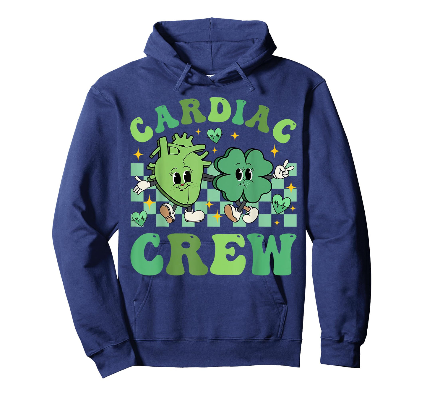 Cute Cardiac Crew Happy St Patricks Day Cardiology Echo Tech T-Shirt