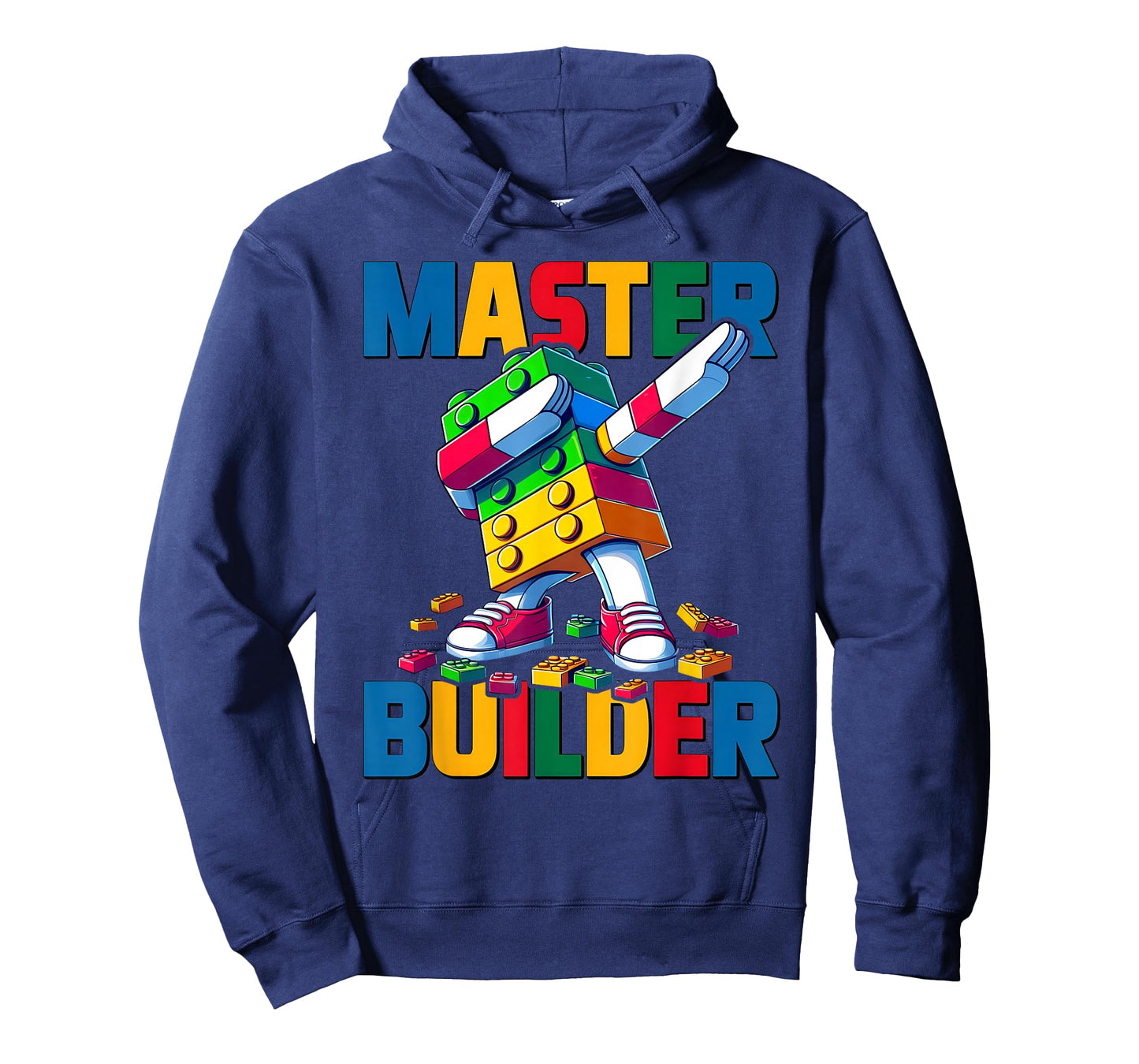 Dabbing Blocks Bricks Building Kids Boys Fun Master Builder T-Shirt
