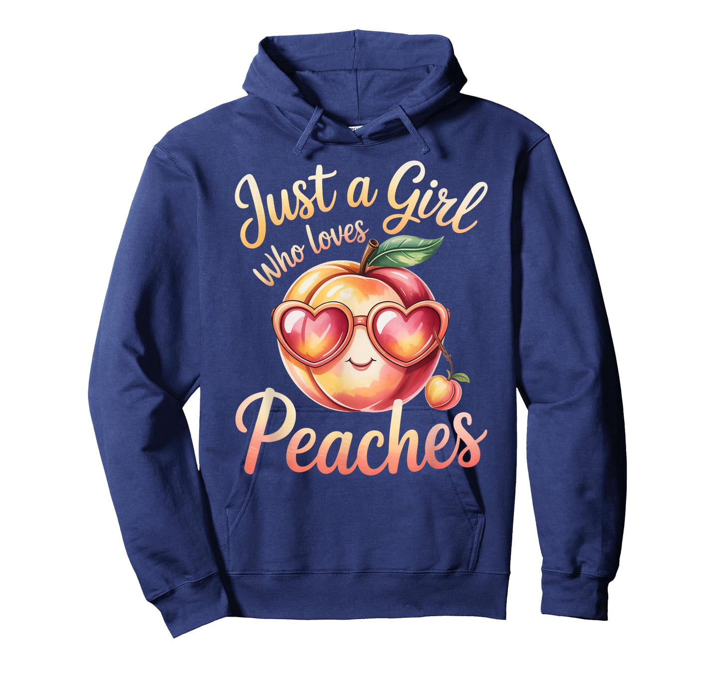 Cute Just A Girl Who Loves Peaches - Peaches Fruit Lovers T-Shirt