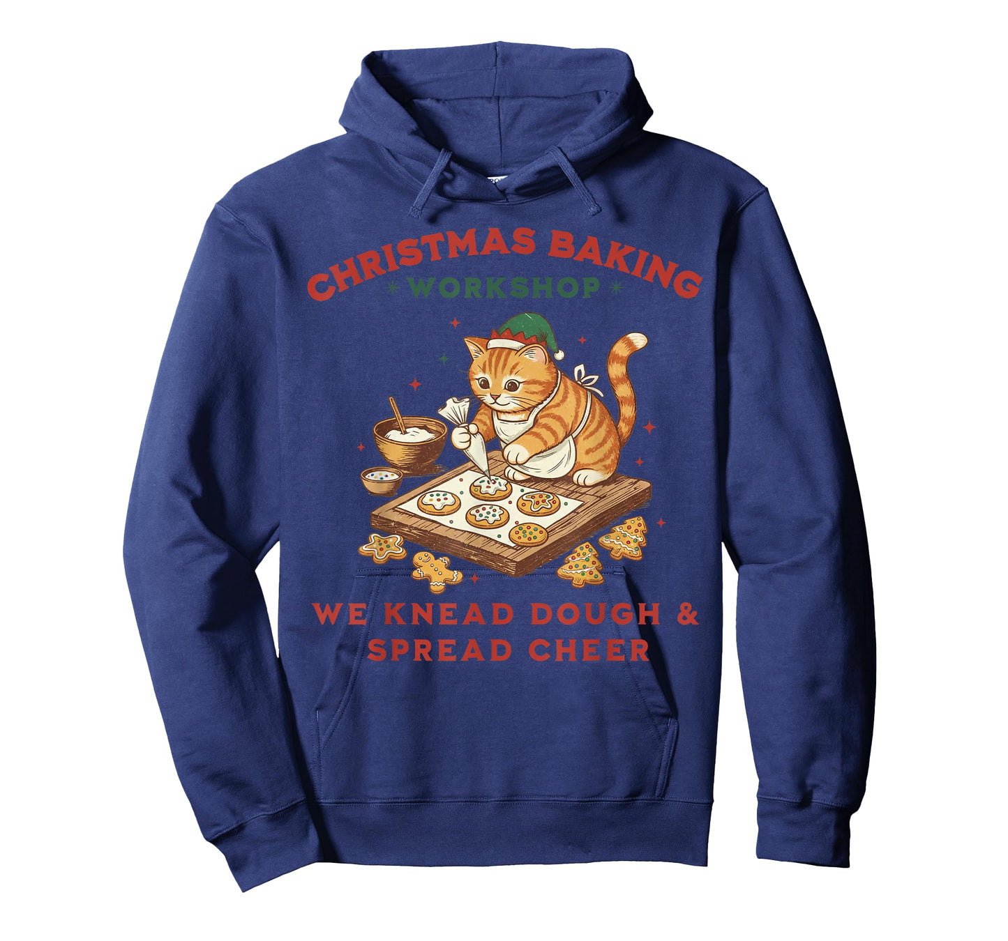 Cute Cat Christmas Baking Workshop Gifts for Men Women Kid T-Shirt