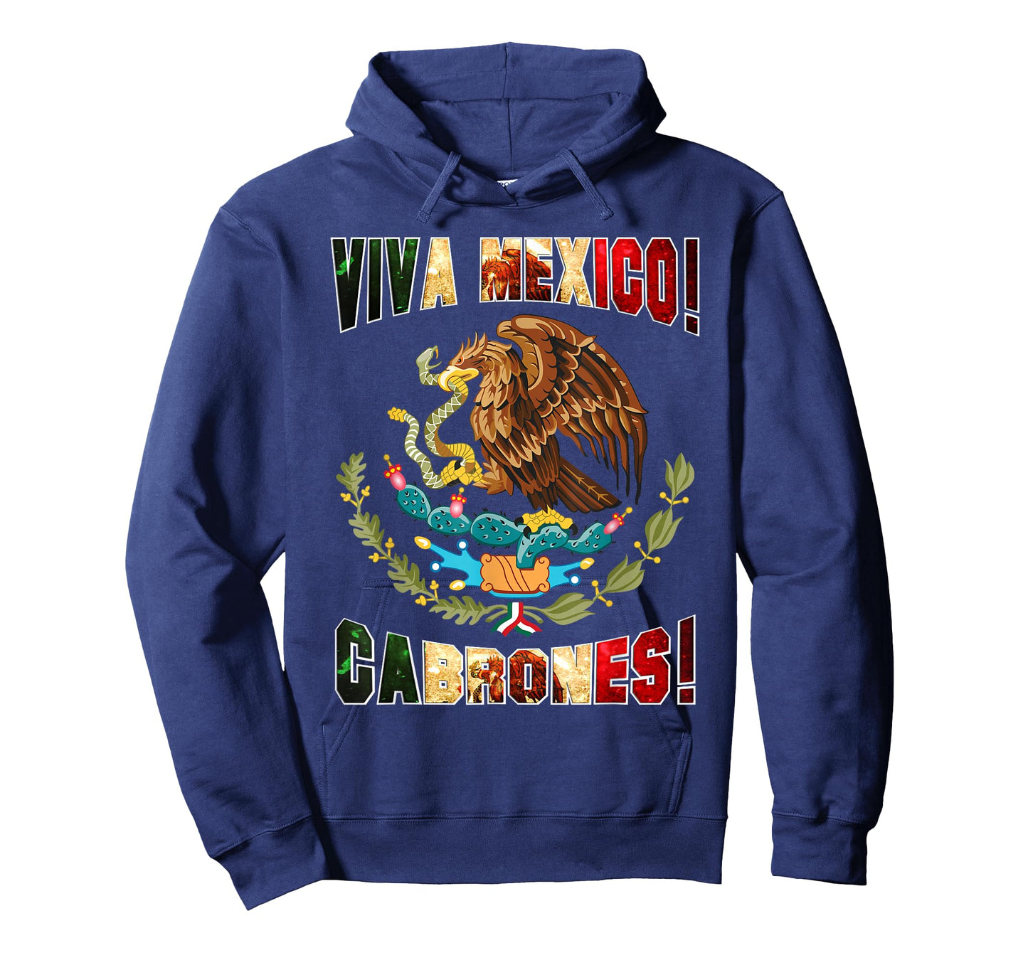 Viva Mexico Cabrones Flag Emblem Coat of arms tee t-Shirts T-Shirt