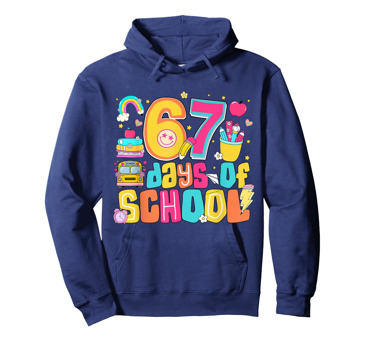 67th Day of School Shirt 67 Days Smarter Teacher Boys Girls T-Shirt