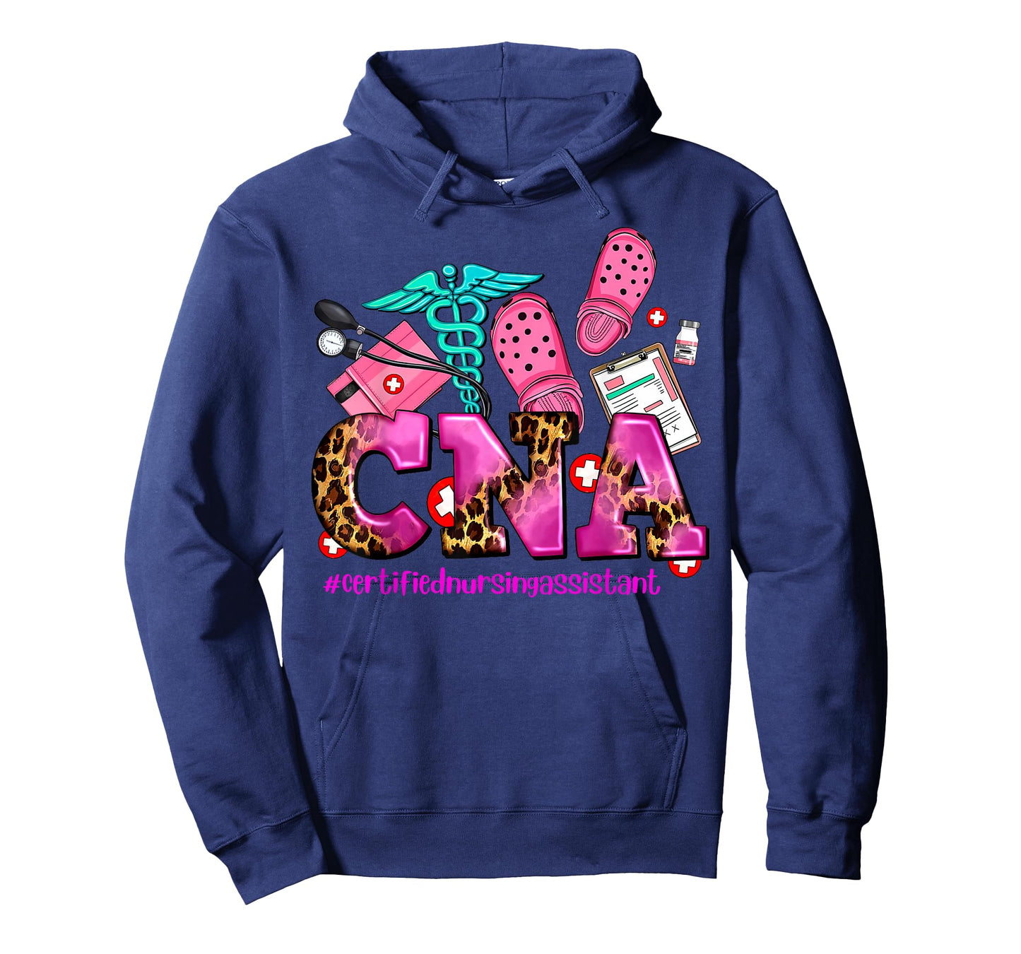 CNA Certified Nursing Assistant Leopard Registered Nurse T-Shirt