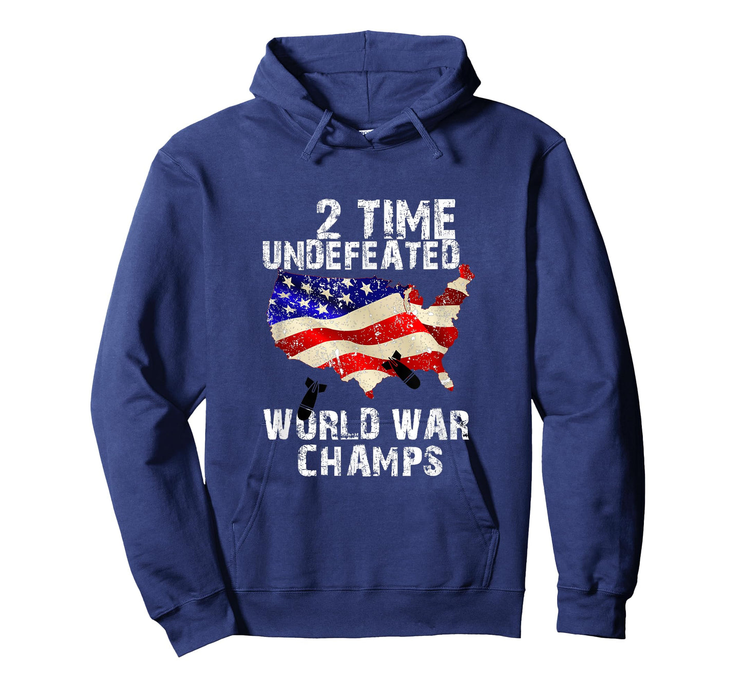 Two Times Undefeated World War Champs For A Veteran T-Shirt