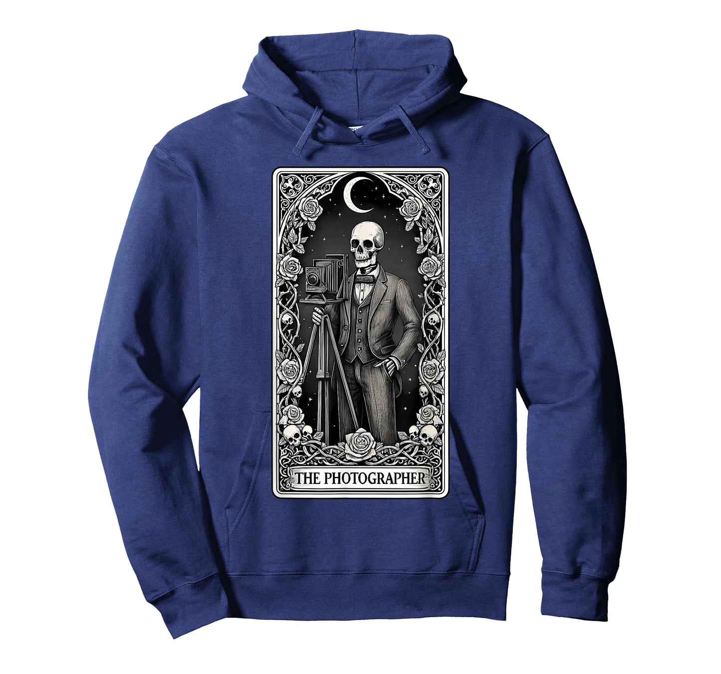 The Photographer Skeleton Tarot Card T-Shirt