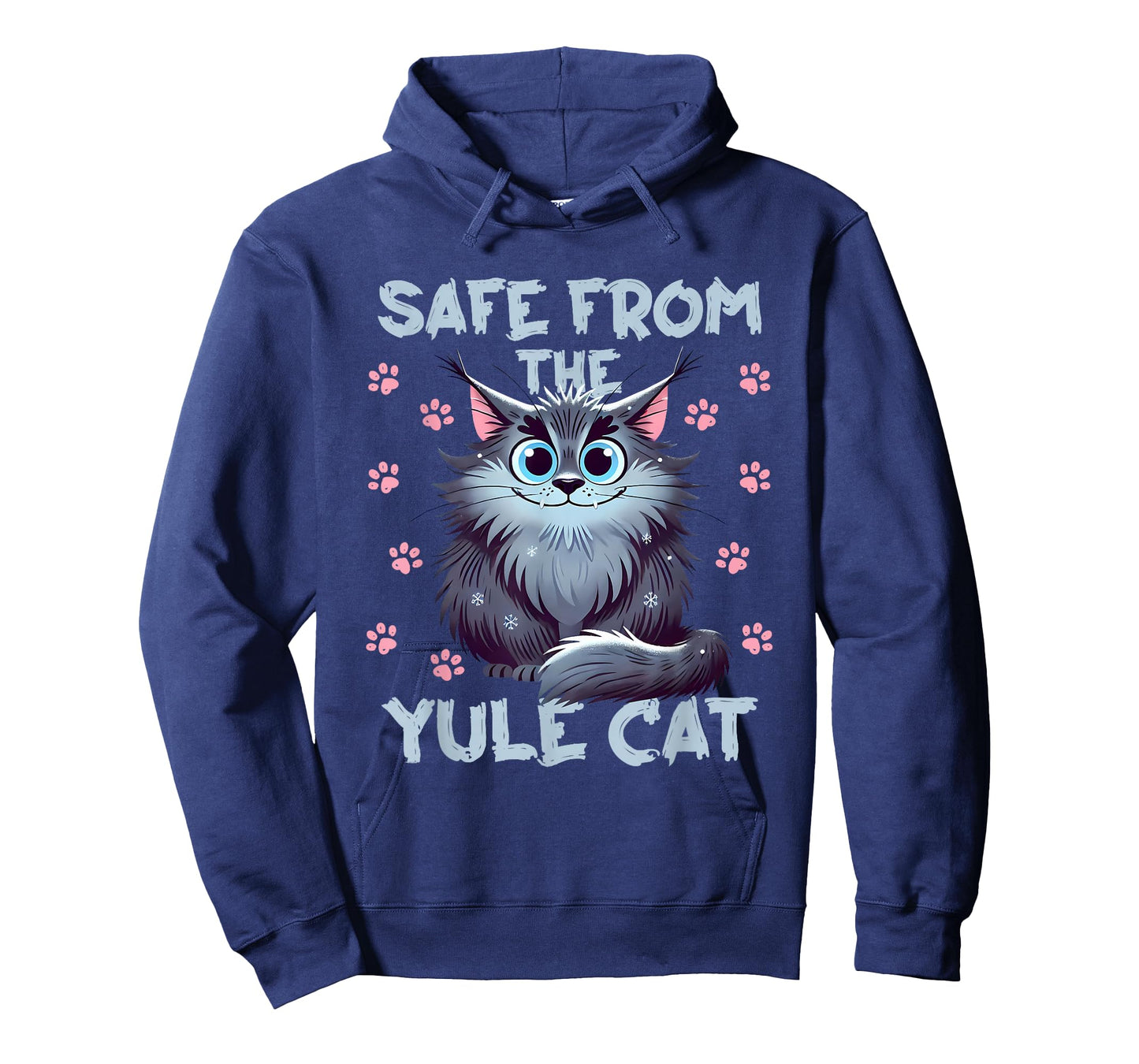 Safe from The Yule Cat Jolakotturinn Icelanic Folklore T-Shirt