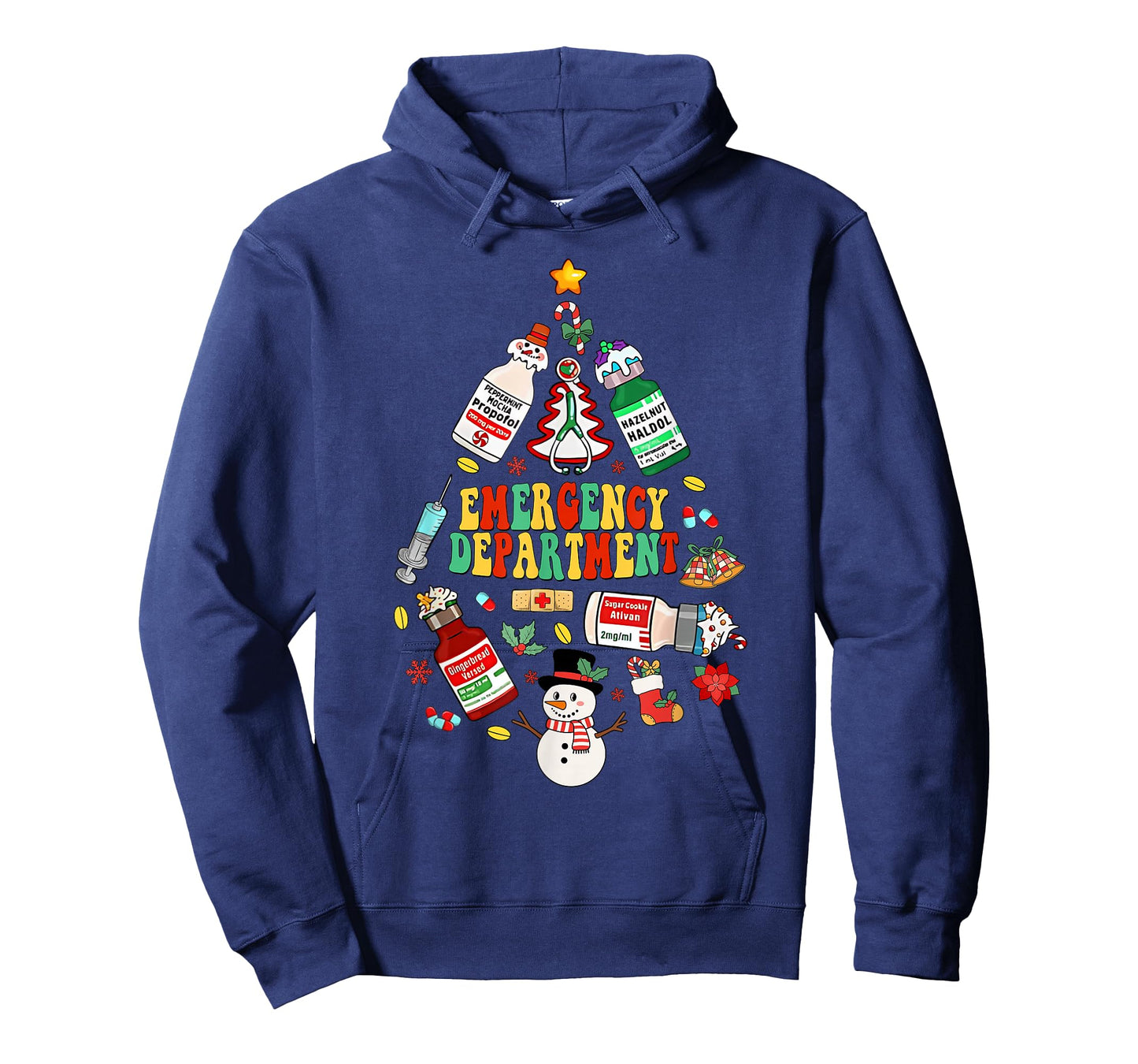 Christmas Emergency Room ER RN Nurse Department Healthcare T-Shirt