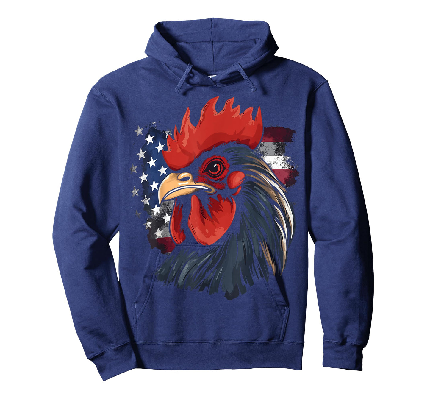 Chicken USA Flag design for Patriotic Farmer T-Shirt
