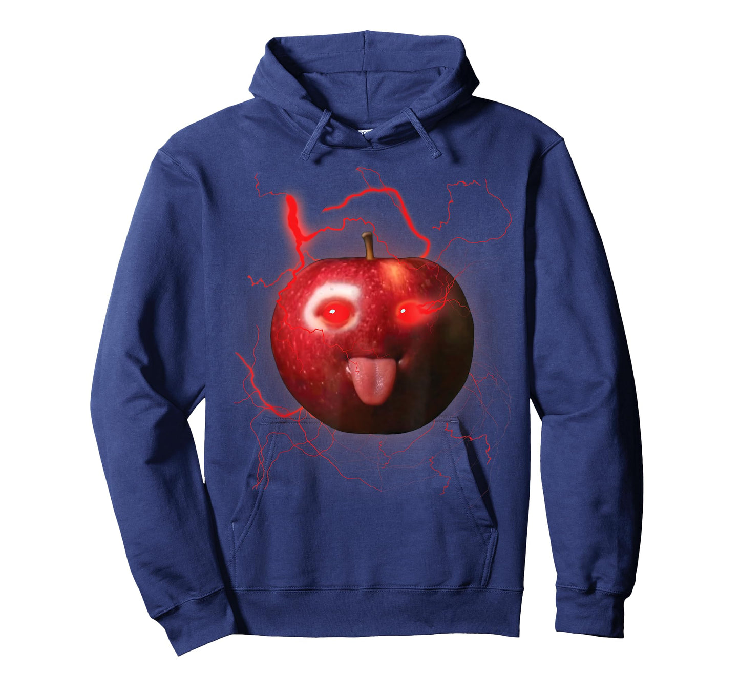Funny Silly AI Apple gen z Meme BrainRot Humor Tongue Out T-Shirt