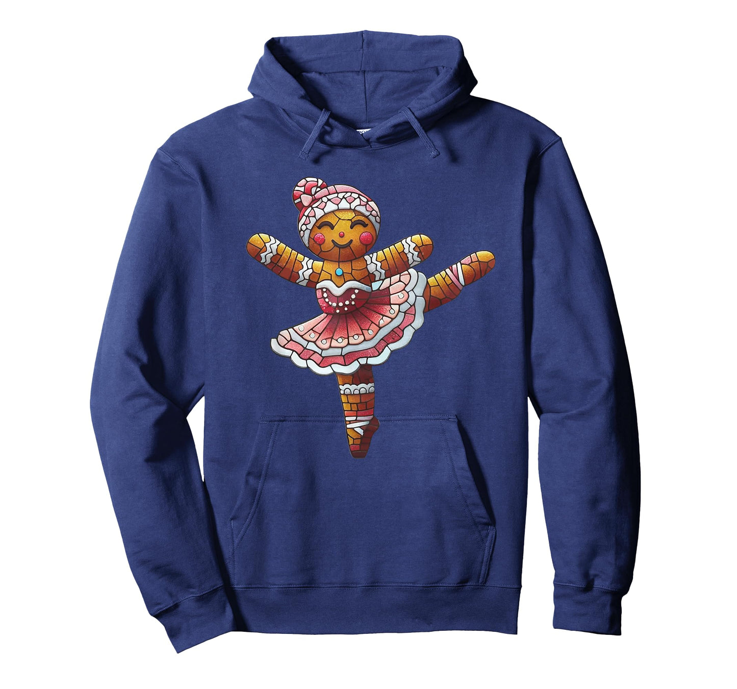 Ballet Dancer Gingerbread Christmas Dance Teacher Girl Women T-Shirt