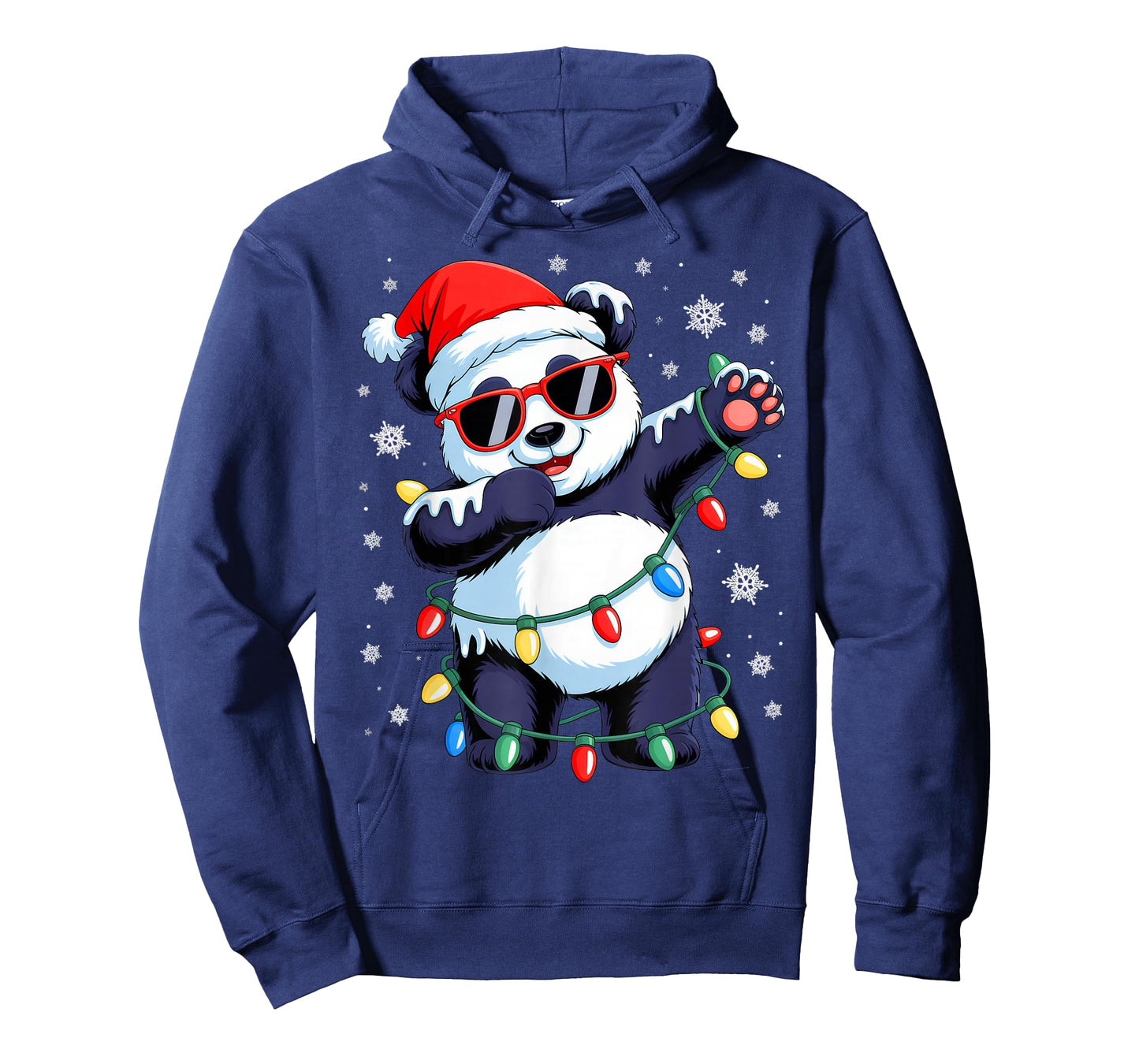 Dabbing Panda Christmas Boys Girls Kids Funny Xmas Squad T-Shirt
