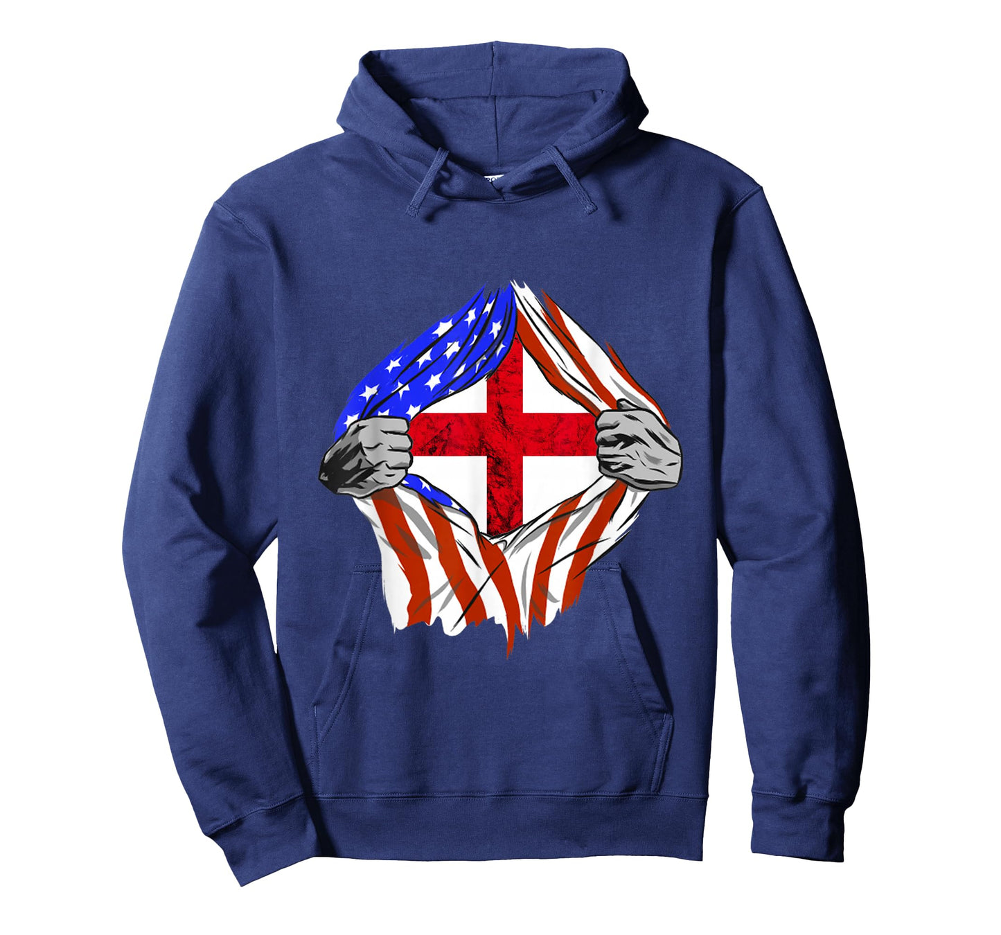 England Flag USA America English Roots St George's Cross T-Shirt