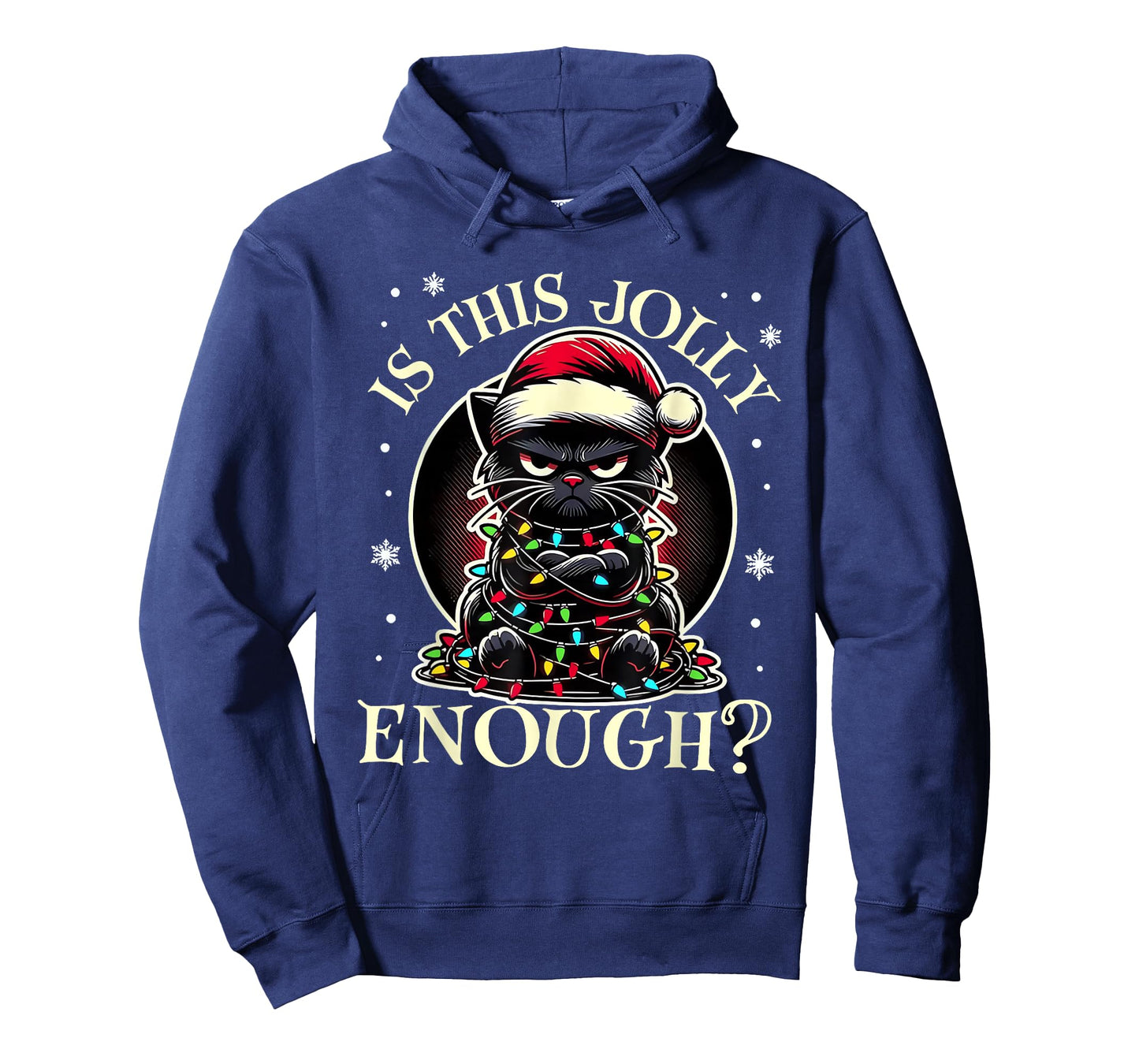 is This Jolly Enough Funny Cat Christmas Meme T-Shirt