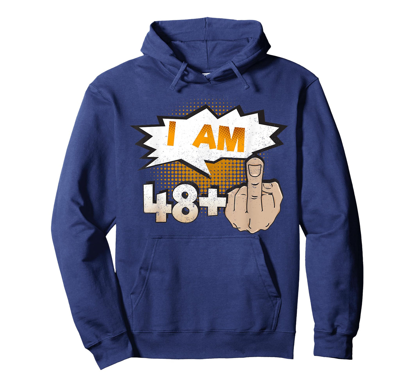 I Am 48 Plus Middle Finger Profane Funny 49th Birthday T-Shirt