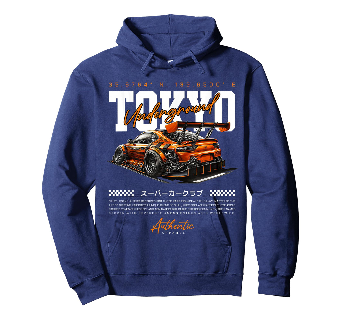 Cool Retro Vintage Japanese JDM Tokyo Japan Drift Race Car T-Shirt