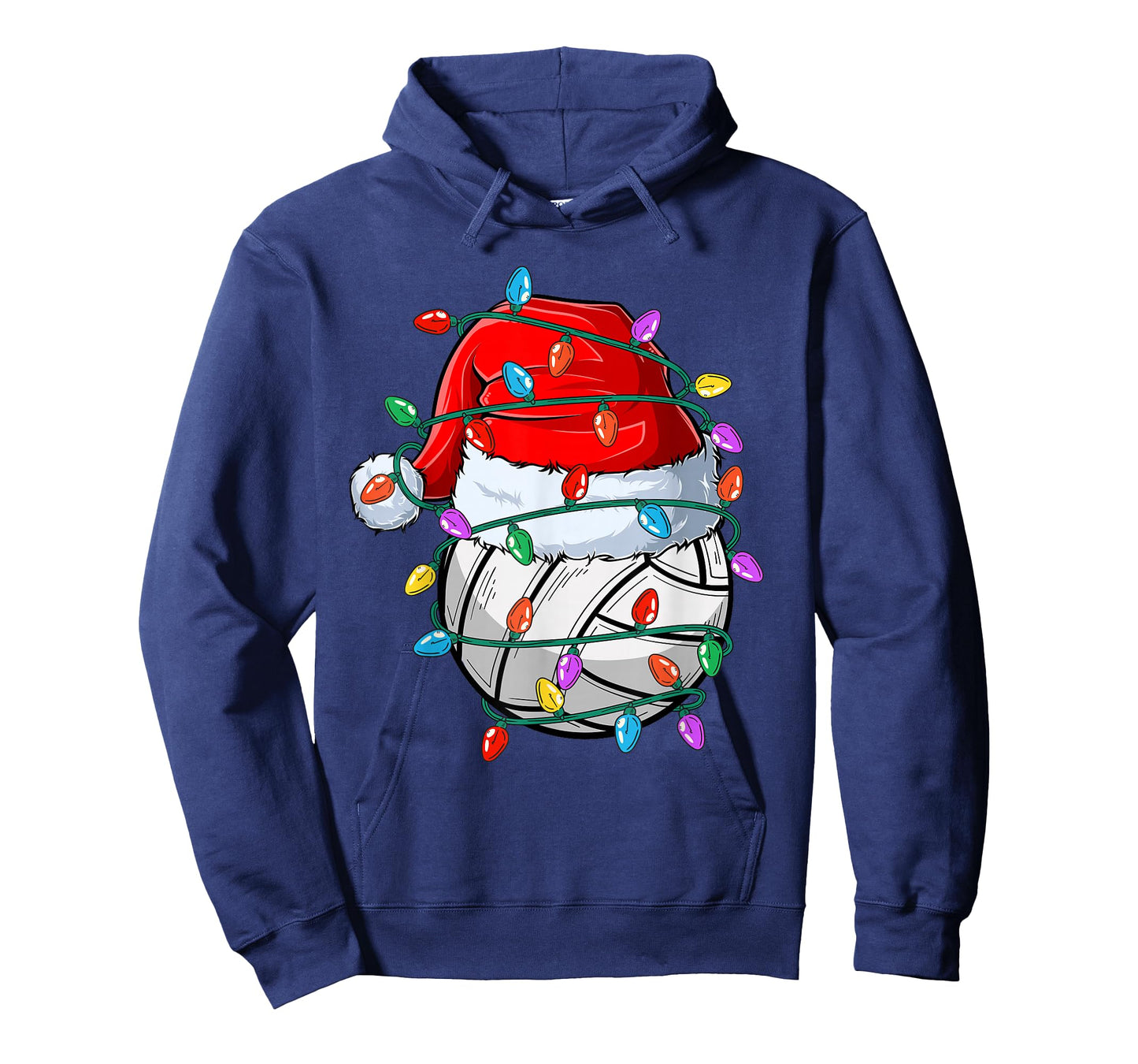 Christmas Volleyball Xmas Santa Sports Hat Ball Kids Boy Men T-Shirt