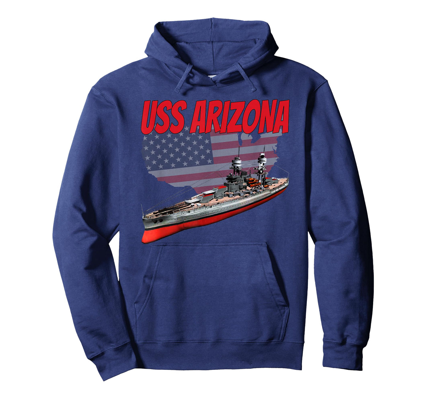 WW2 Battleship USS Arizona BB-39 World War 2 Ship Model Boys T-Shirt