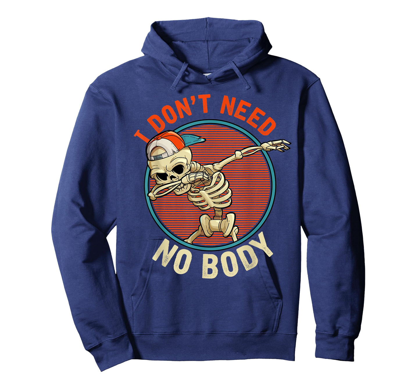 I Don't Need No Body - Dabbing Skeleton Funny Halloween T-Shirt