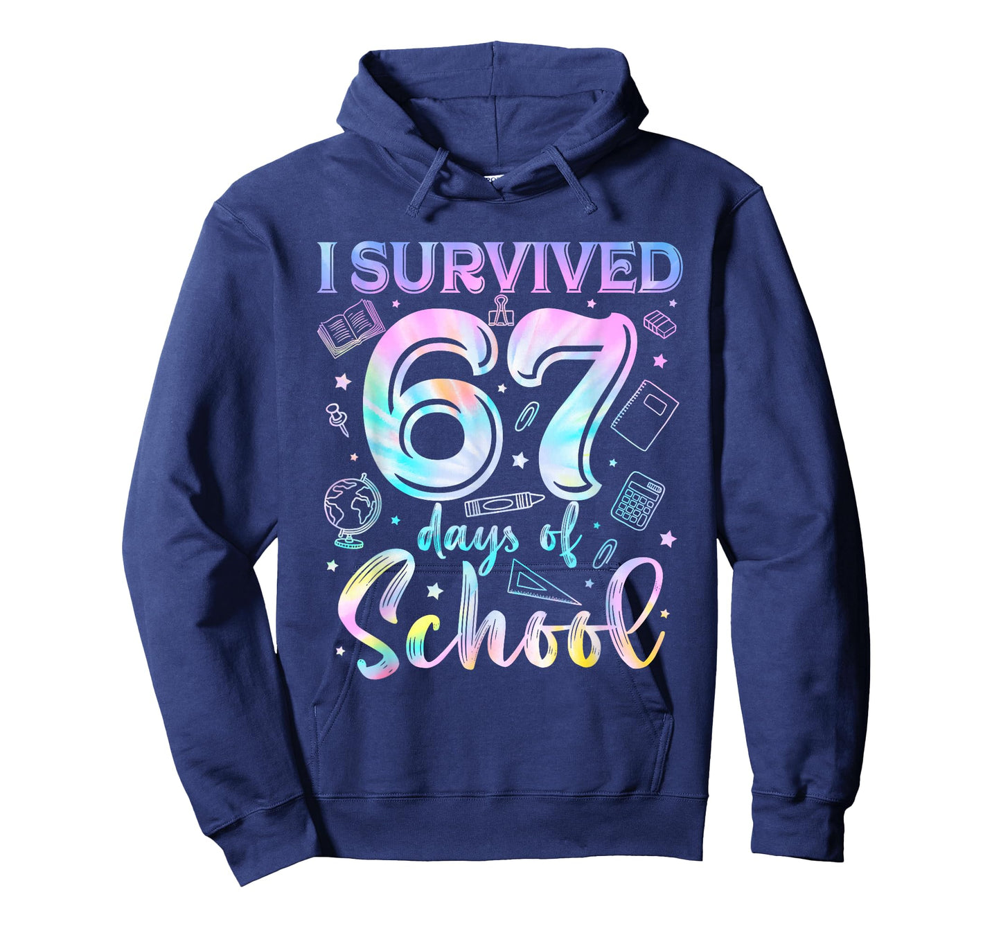 100 Days of School I Survived 67 Days of School Teacher 67 T-Shirt
