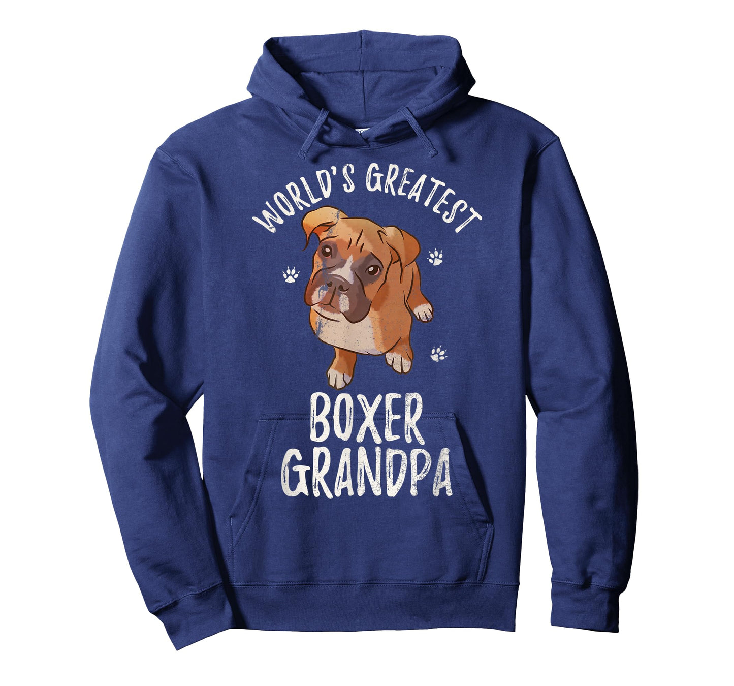 Vintage World's Greatest Boxer Grandpa Funny Puppy Pet Lover T-Shirt