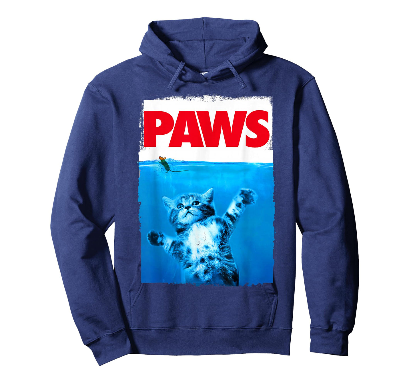 xiongying Paws Cat and Mouse Top, Cute Funny Cat Lover Parody T-Shirt