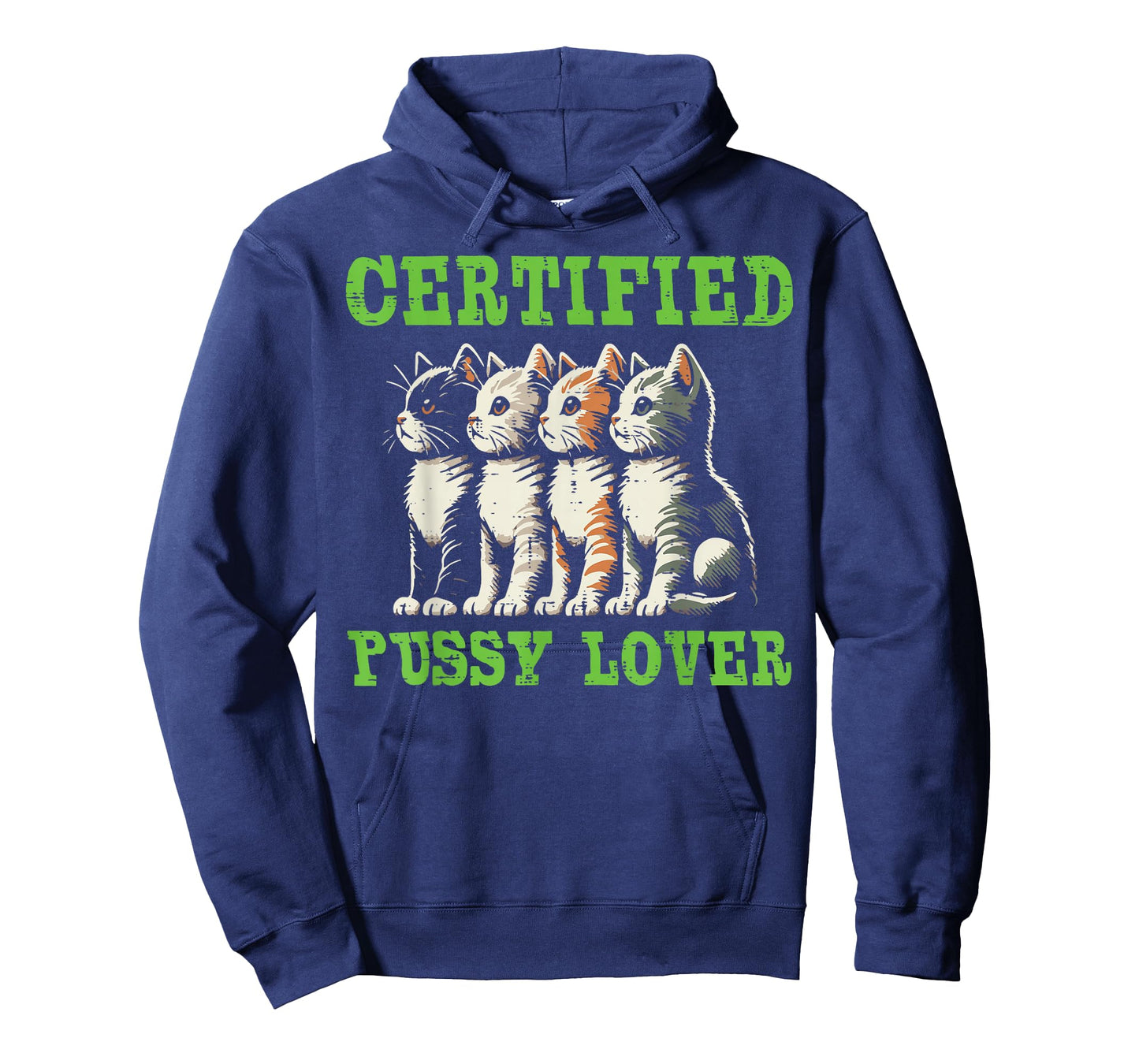 Cats Certified Cat Lover Funny Inappropriate Humor Men Women T-Shirt