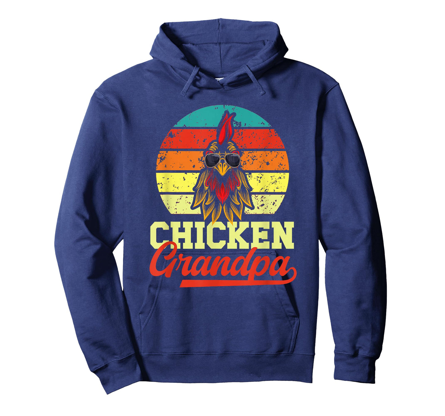 Chicken Grandpa Retro Chicken Owner Chicken Farmer T-Shirt