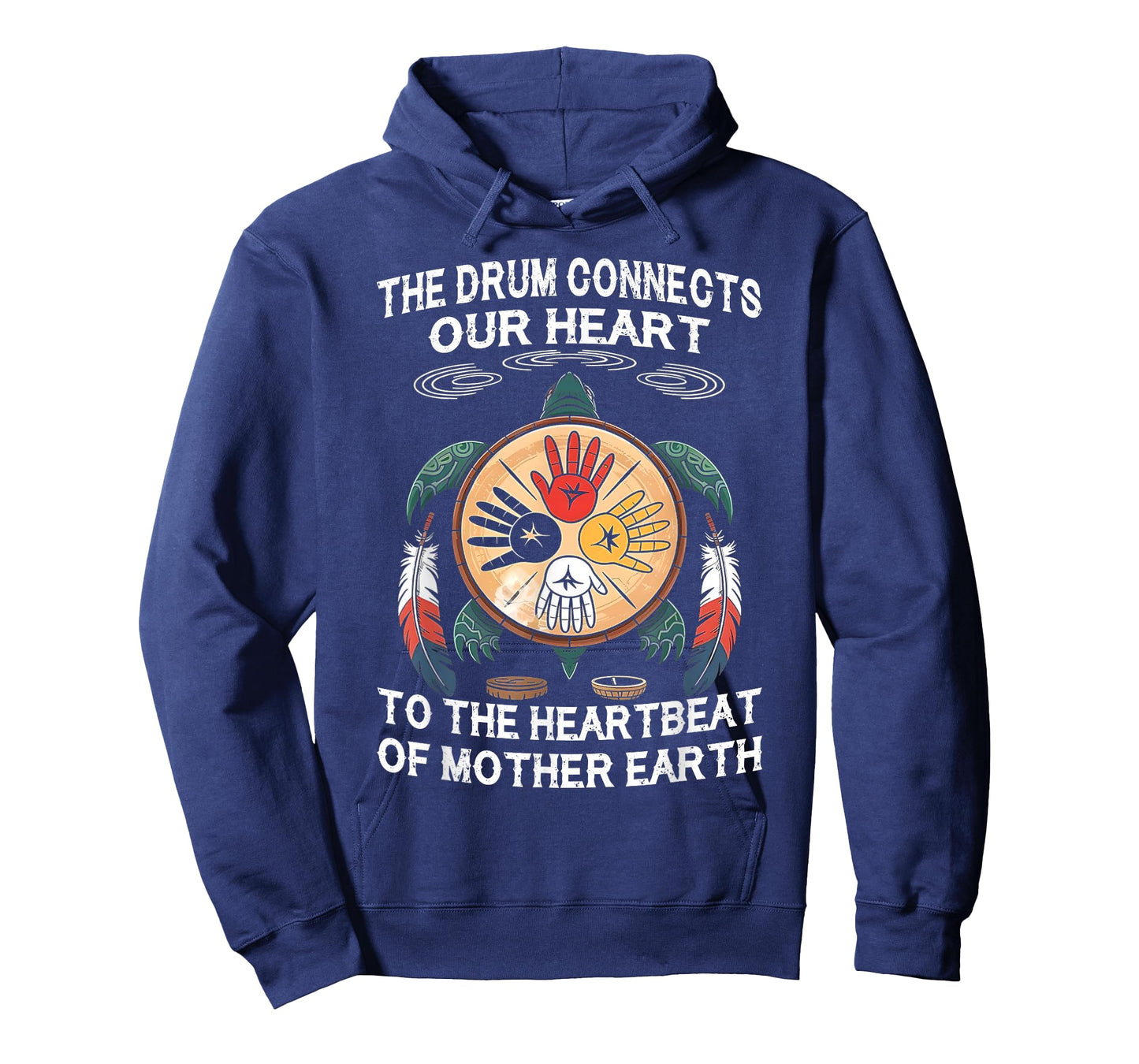 Natives - The Drum Connects Our Heart to The -Heartbeat of T-Shirt