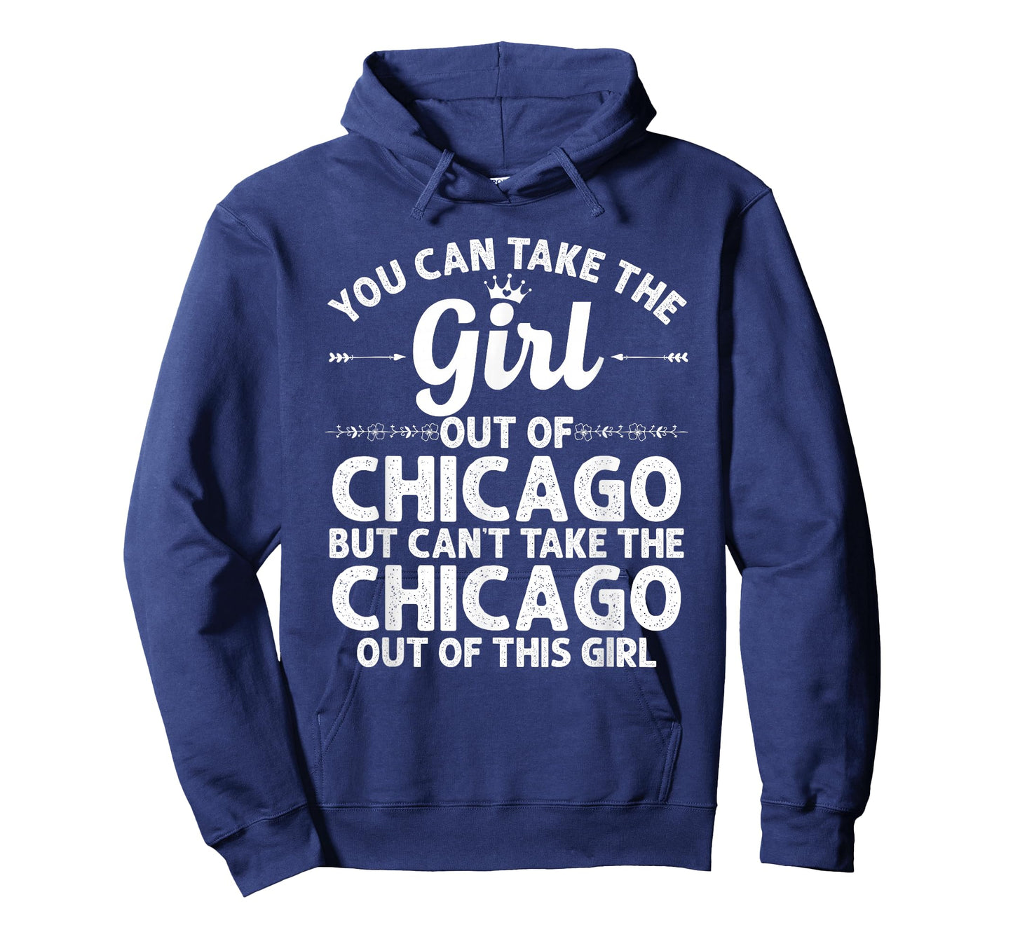 Girl Out of Chicago IL Illinois Gift Funny Home Roots USA T-Shirt