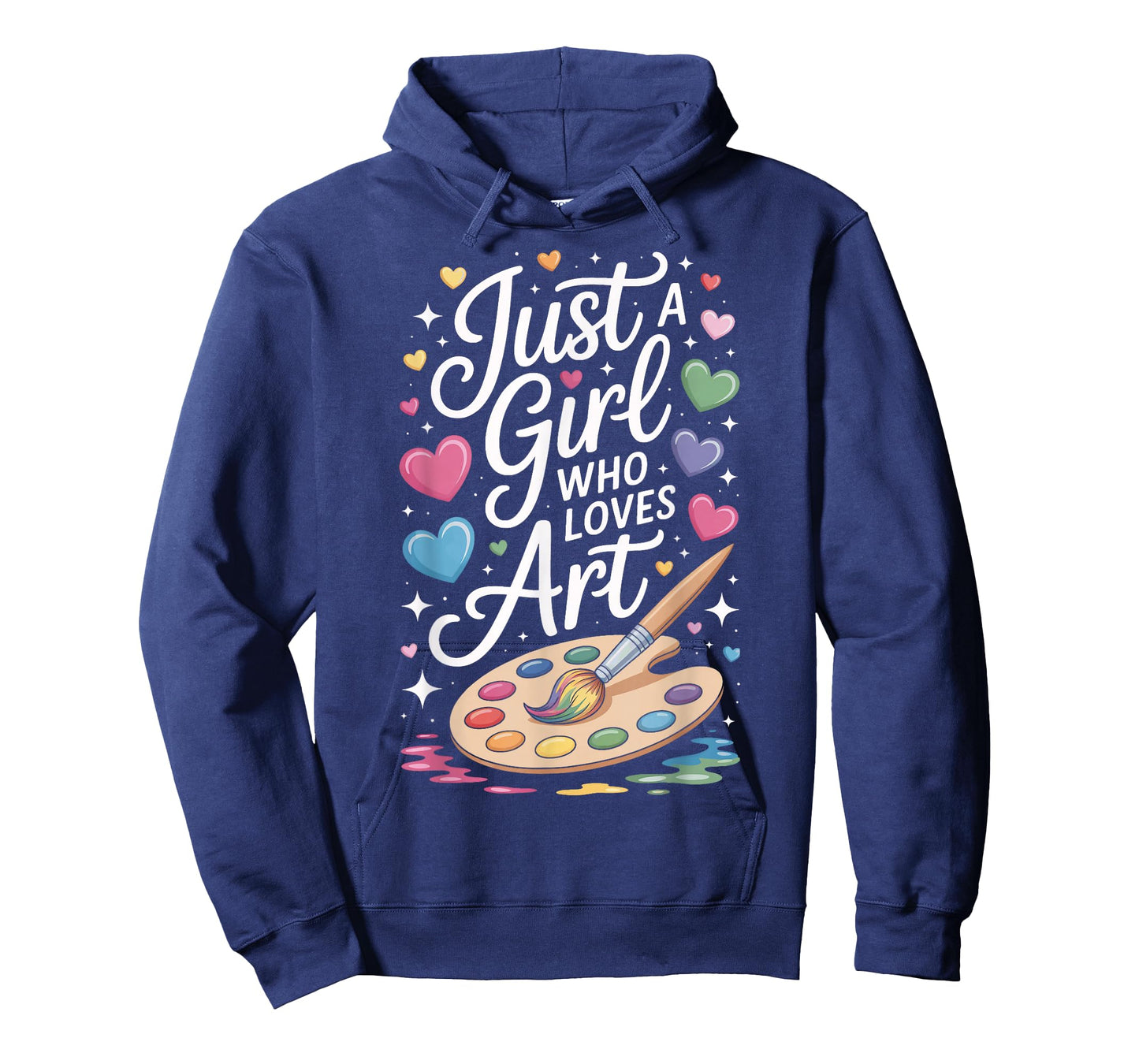 Just A Girl Who Loves Art for Art Students and Artists T-Shirt