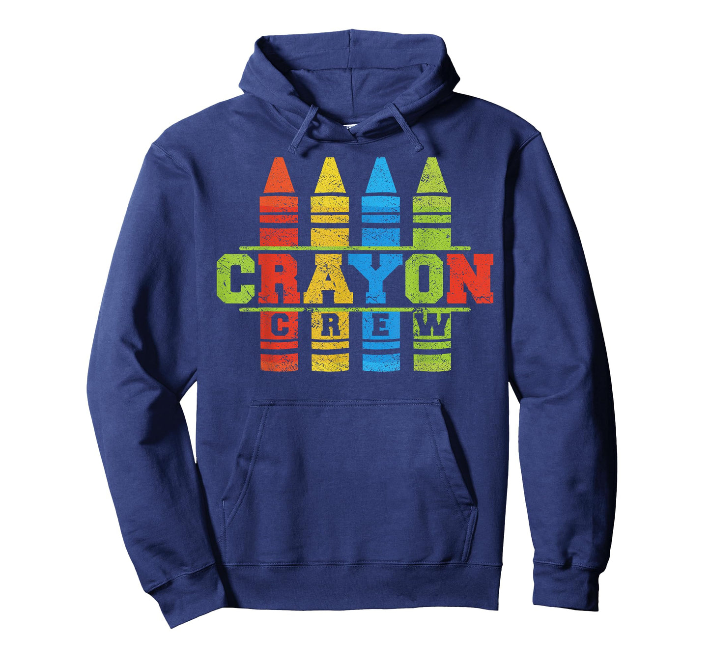 Cray Colors Child Art - Funny Crayon Crew T-Shirt Small