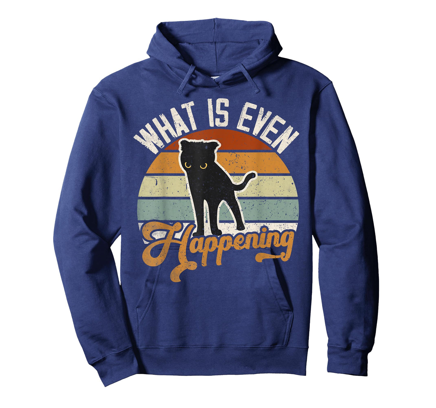 Retro Vintage What Is Even Happening Funny Cats T-Shirt