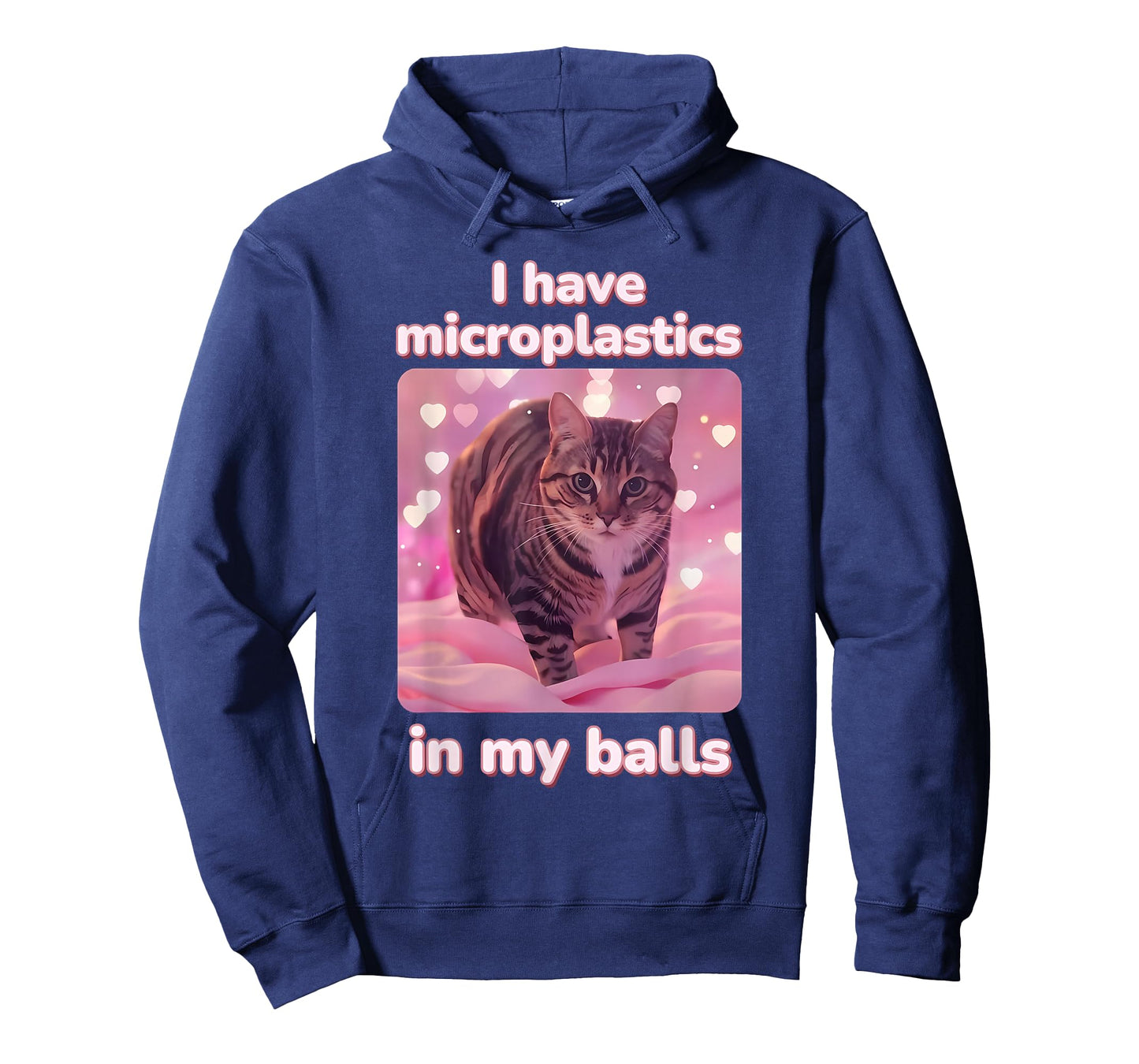 I Have Microplastics in My Balls Funny Cat Meme Dank Meme T-Shirt